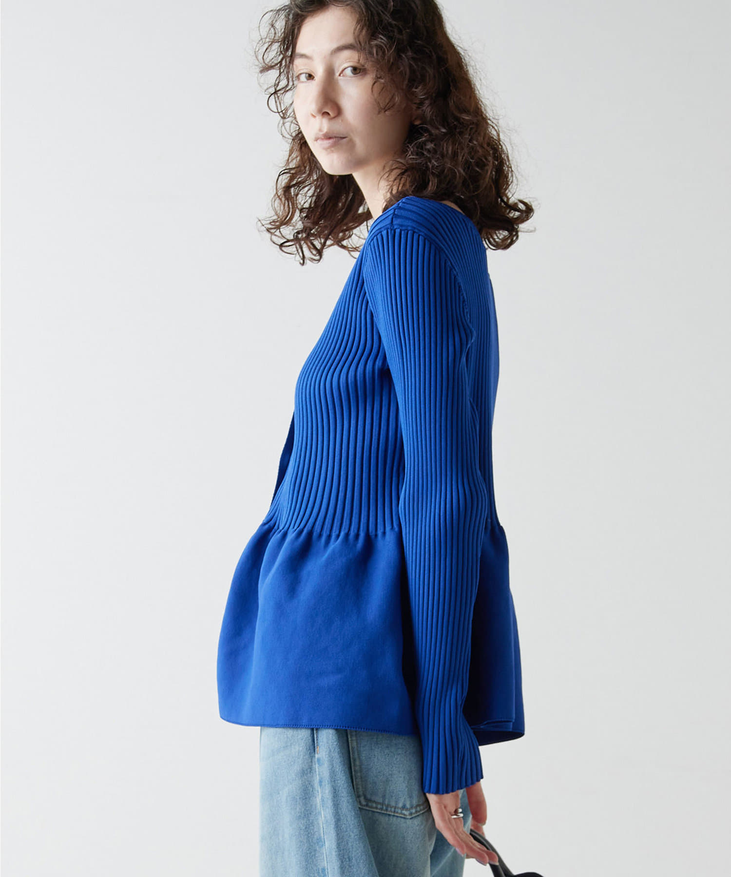 全6色】【前後2way】ペプラム2WAYカーデ | GALLARDAGALANTE(ガリャルダ