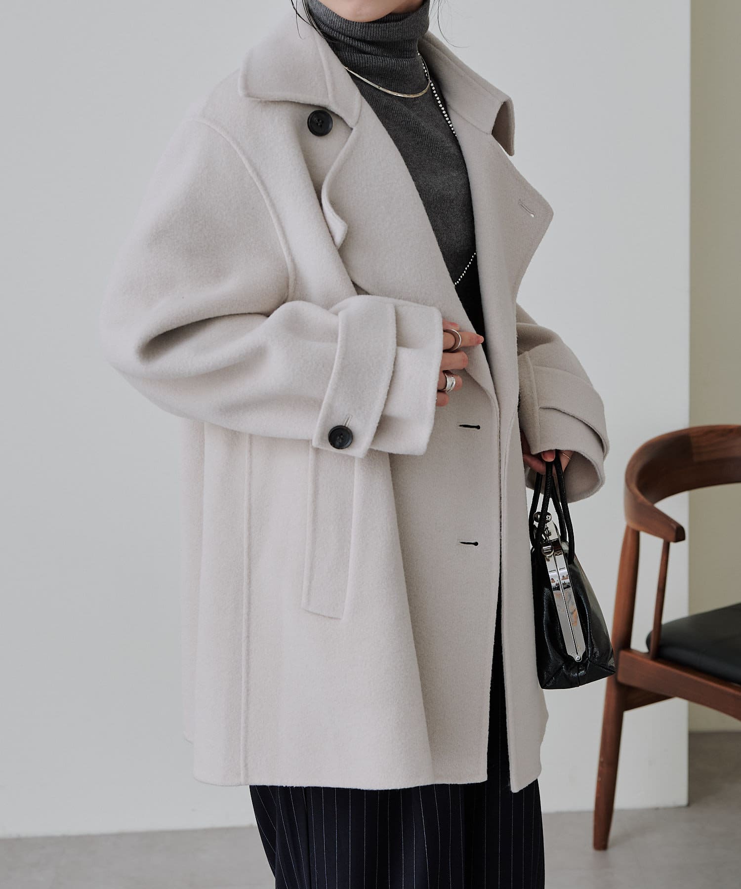 アウター総選挙ランクイン！】ダブルフェイスPコート | Omekashi