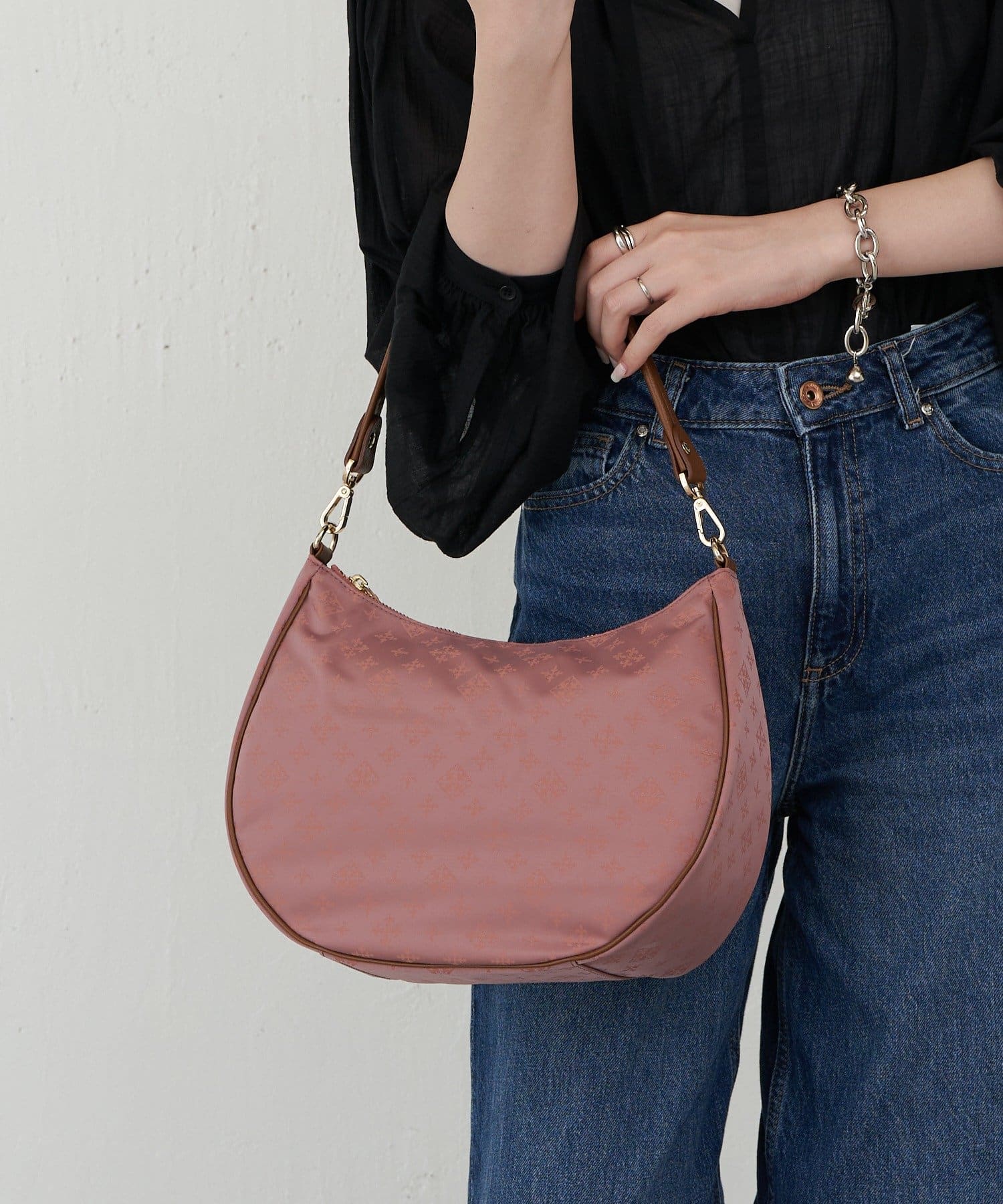 ナイロンジャガード2WAYショルダーバッグ | russet(ラシット