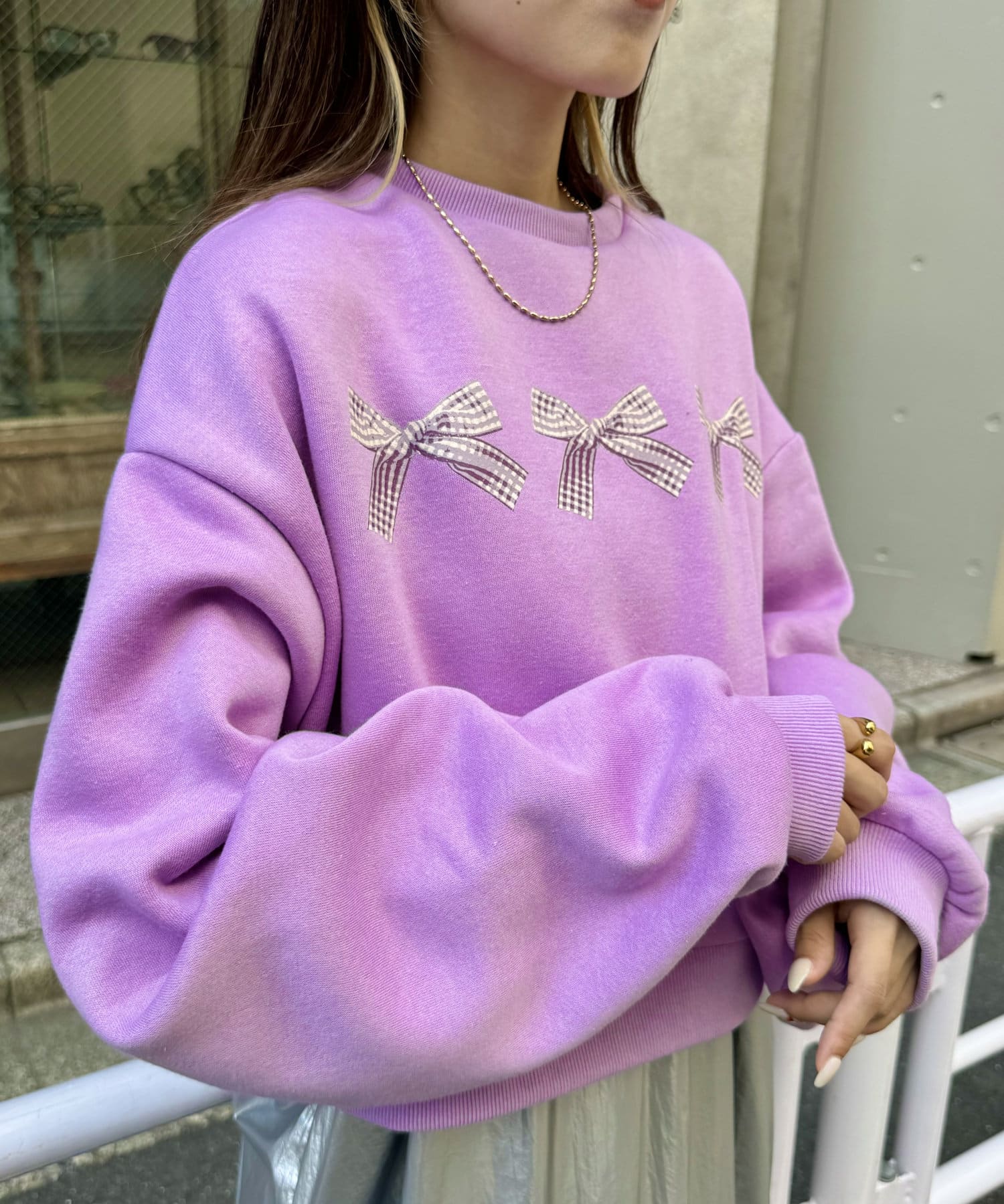 リボンスウェット | w closet(ダブルクローゼット)レディース | PAL