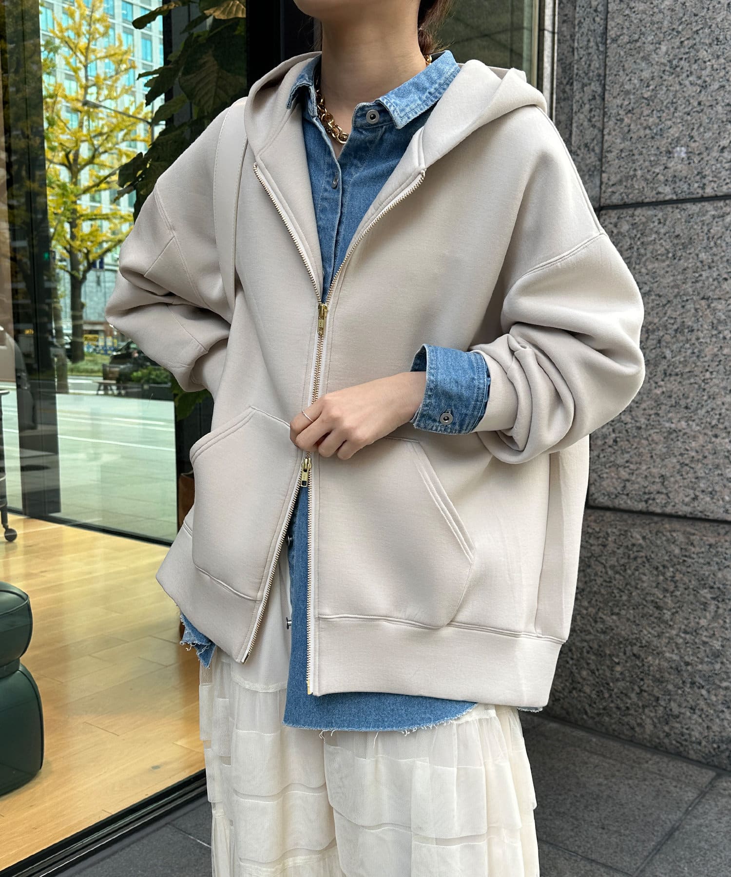 ボンディングパーカー | DOUDOU(ドゥドゥ)レディース | PAL CLOSET