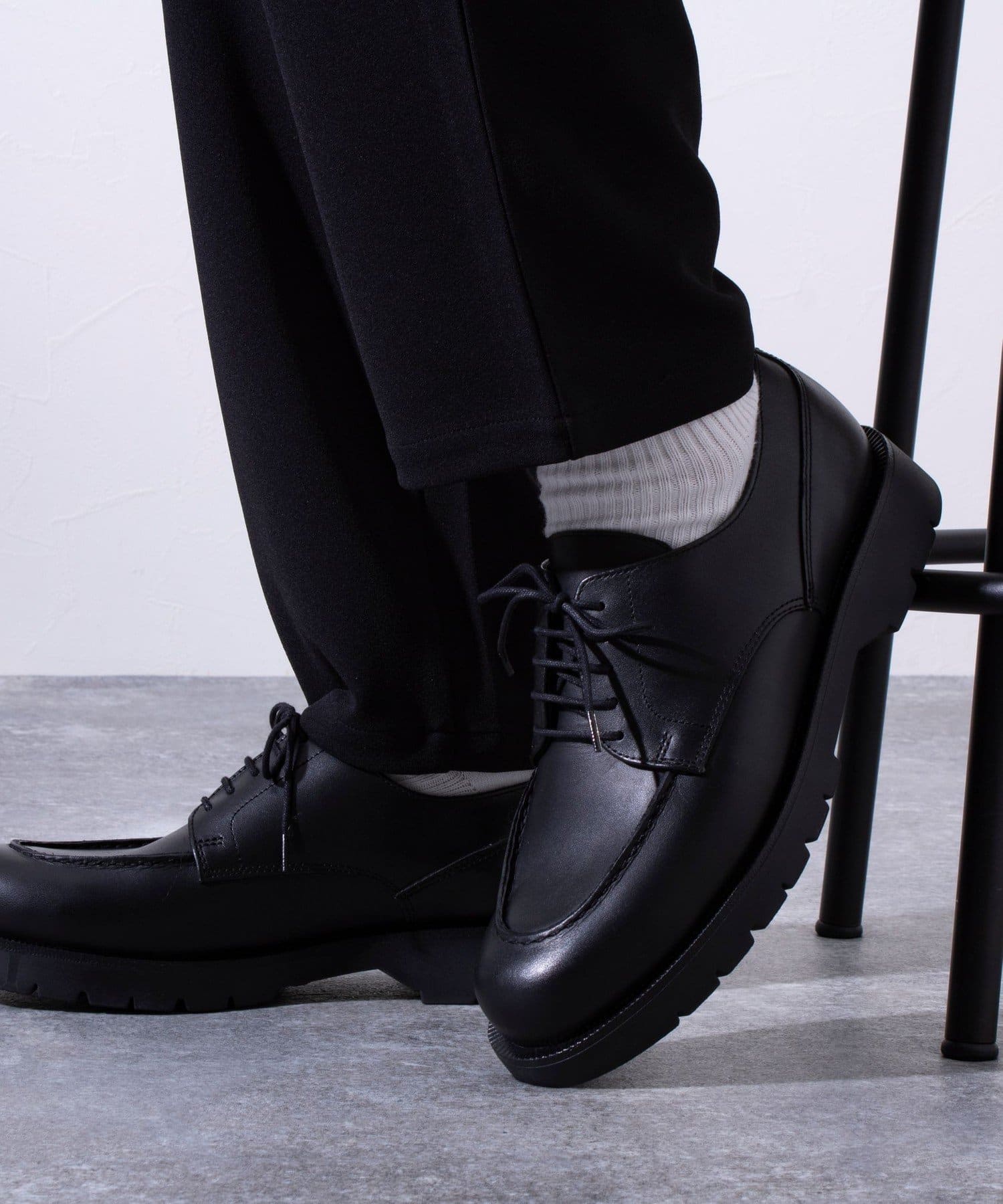 KlEMAN クレマン パドロール チロリアンシューズ ブラック サイズ43