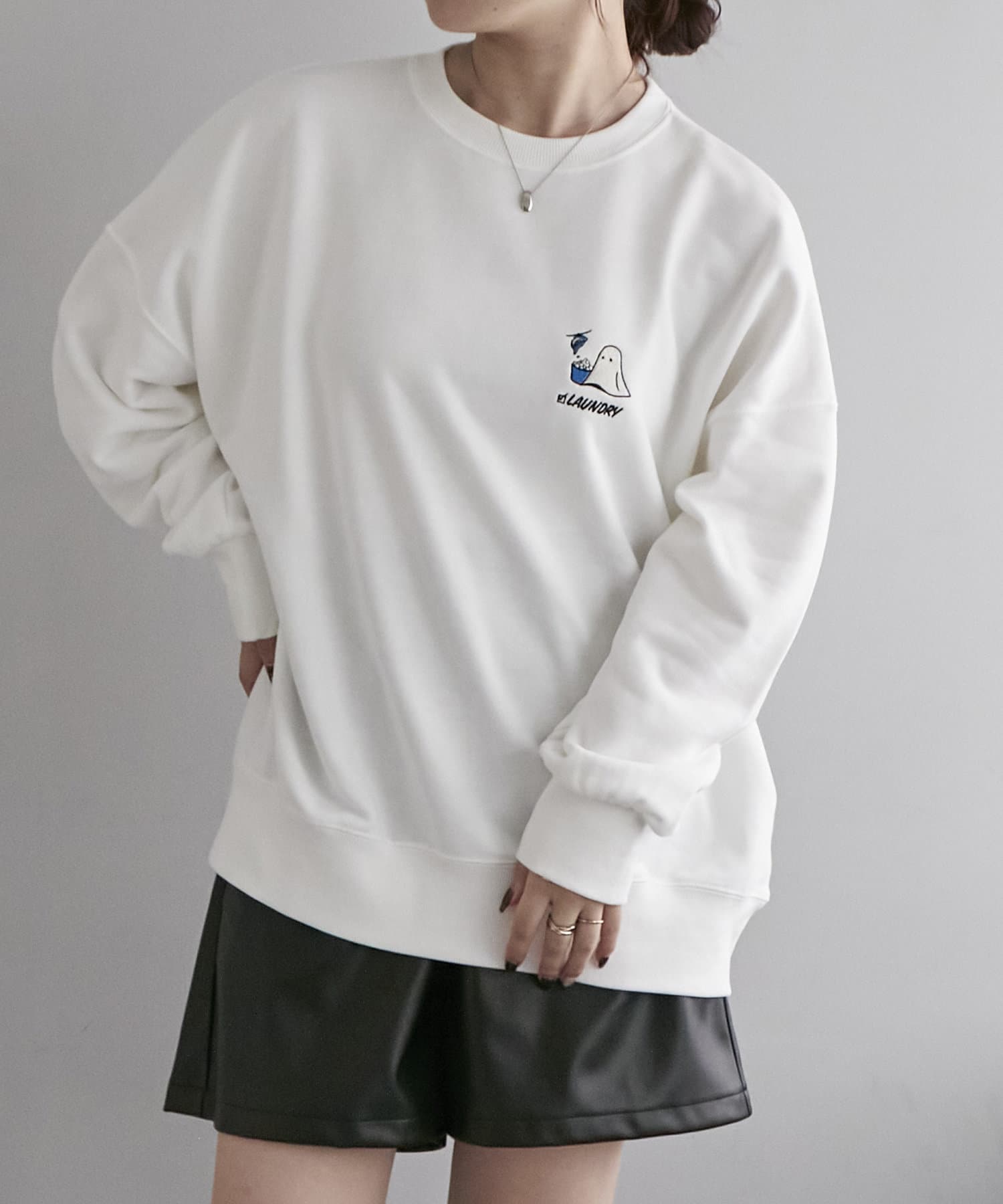 お洗濯オバケスウェット | NICE CLAUP / OLIVE des OLIVE OUTLET(ナイ