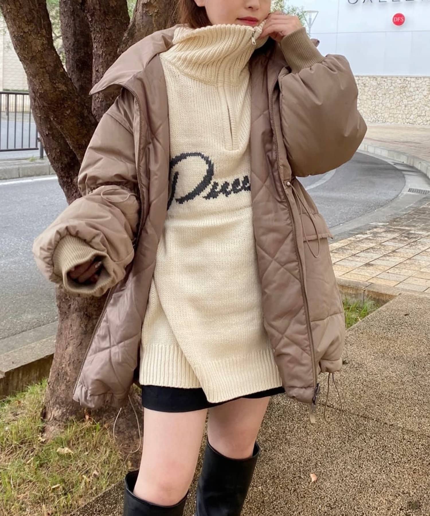 キャンディスリーブリバーシブルコート | Kastane(カスタネ)レディース