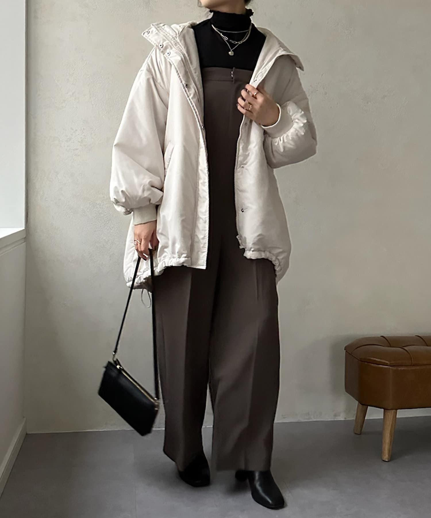 WEB限定】ミドル丈中綿モンスターパーカー | DOUDOU(ドゥドゥ