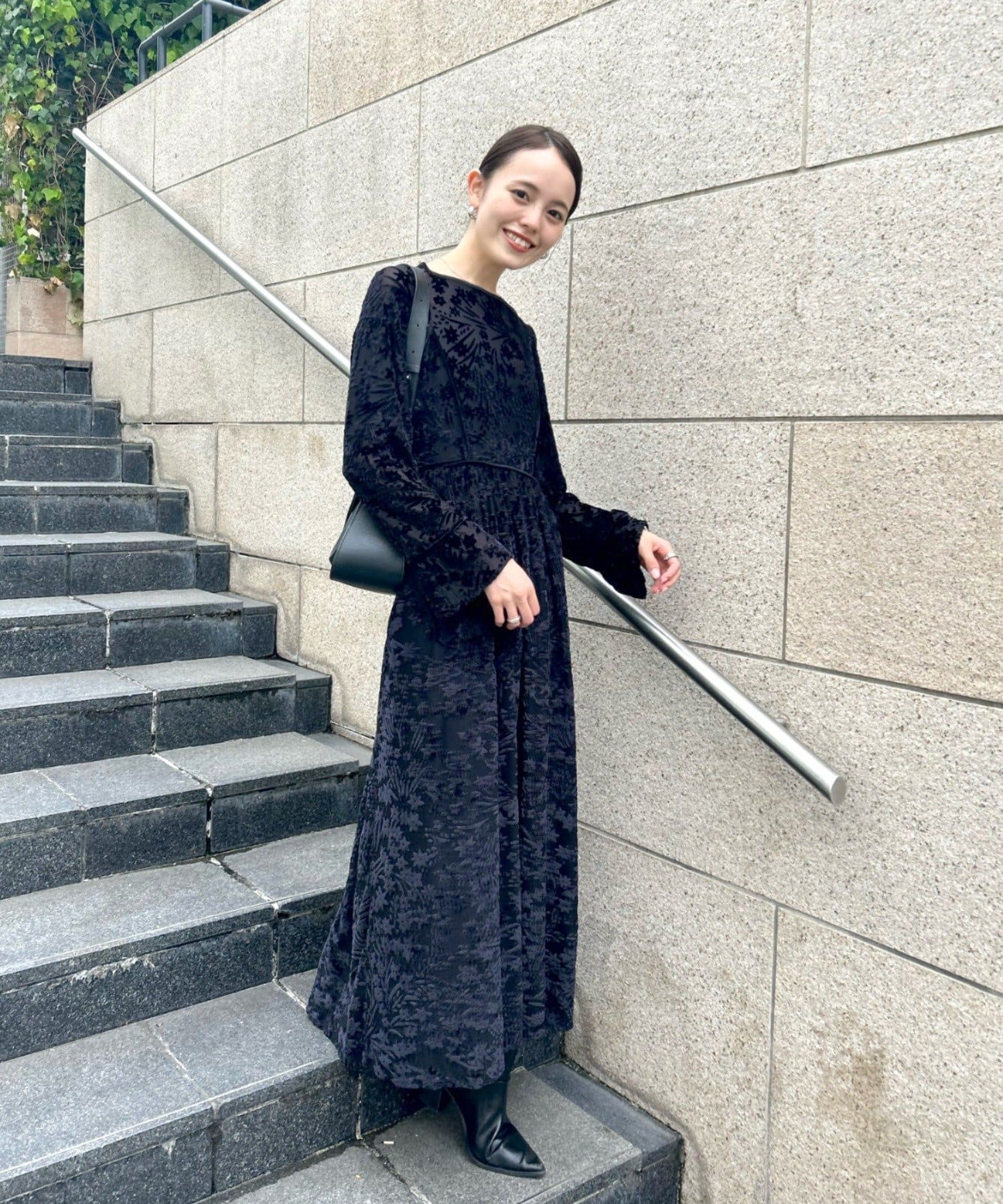 森川企画】花柄ベロアワンピース | mystic(ミスティック)レディース