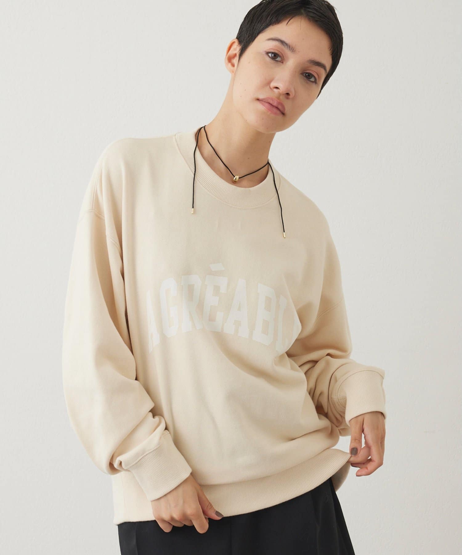 THE PAUSE】ロゴスウェットプルオーバー | Whim Gazette(ウィム