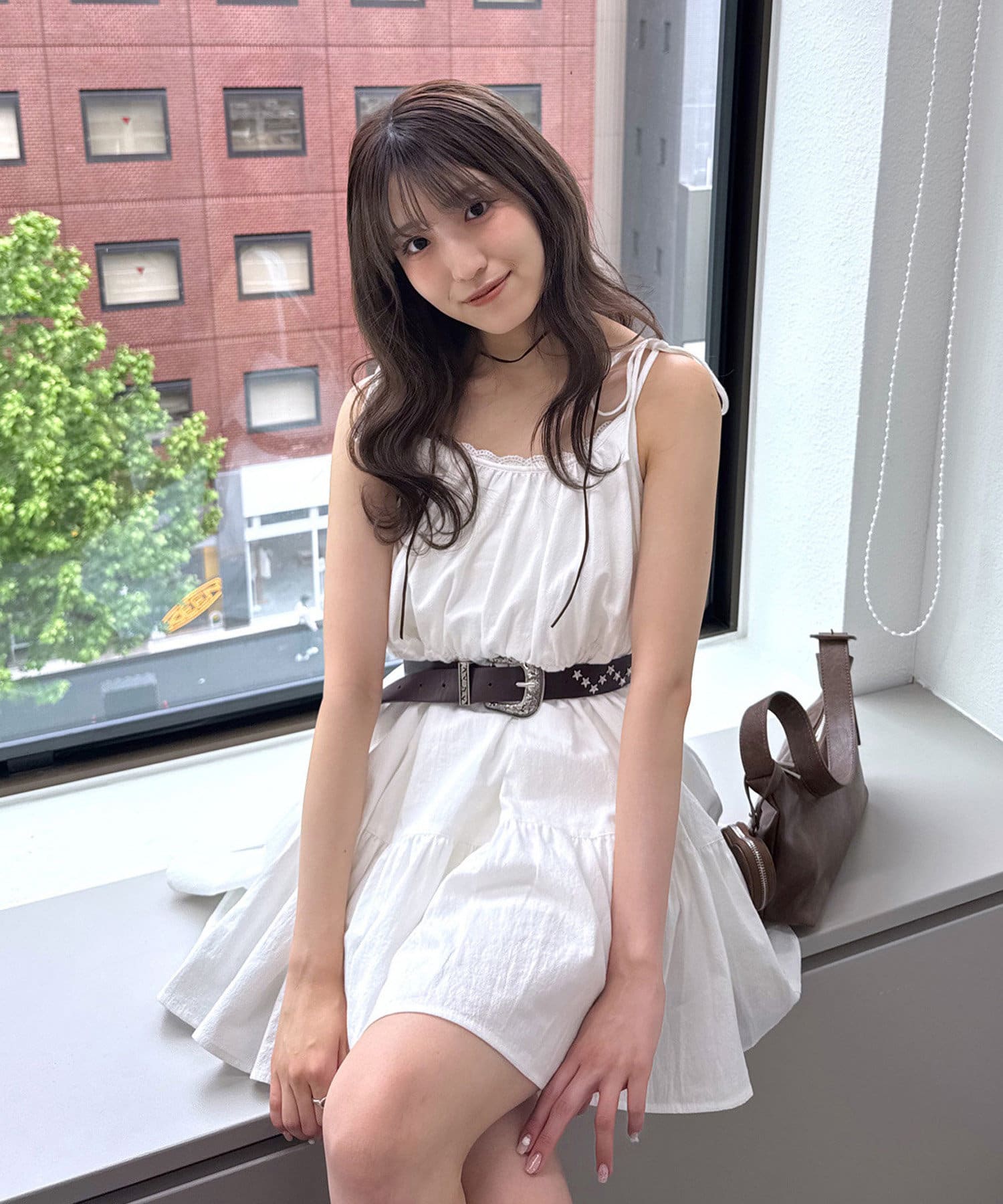 8日限定値下げ！コットンレースキャミワンピ エムライン mline 8日限定