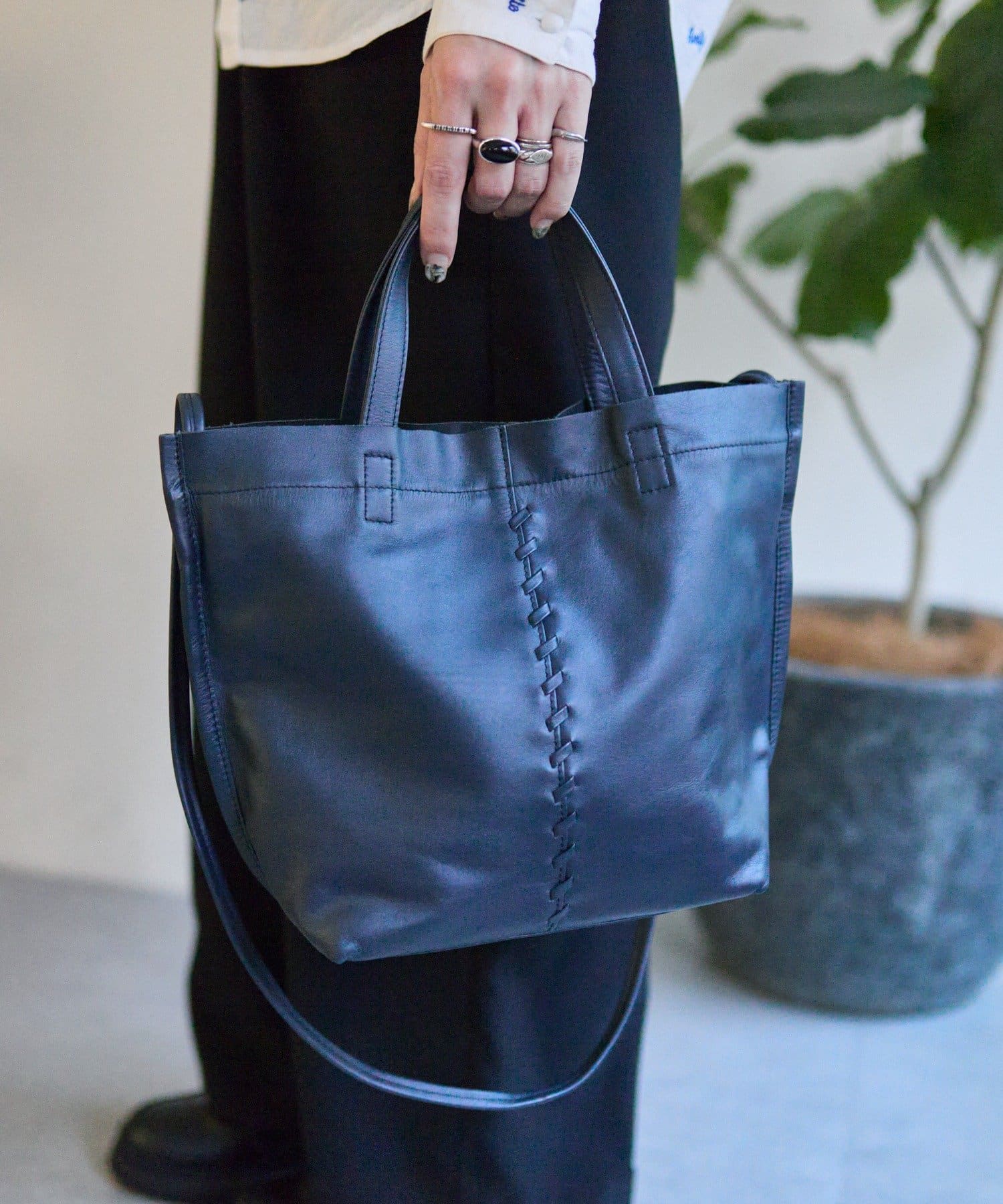 センターポイントトートバッグS《本革/軽量/2WAY》 | ear PAPILLONNER