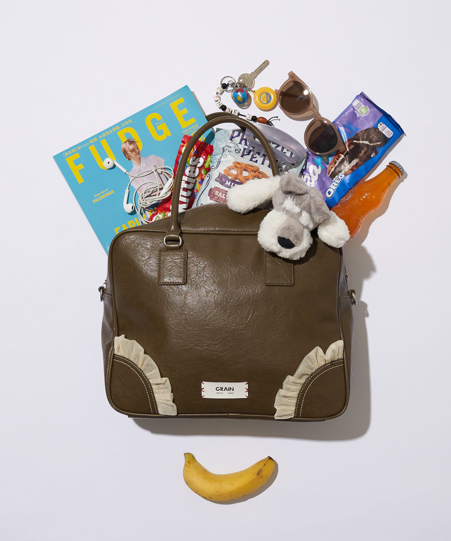 GRAIN/グレイン】2WAYヴィンテージチュールボストンバッグ | CIAOPANIC