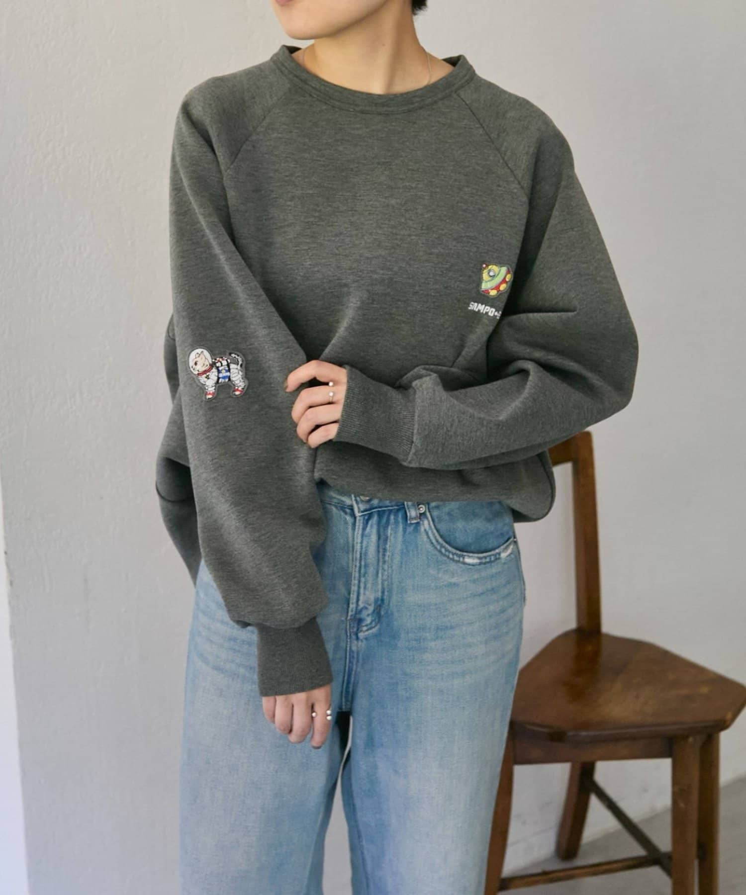 追加決定《手洗い可》sampo×earコラボ スペーストイスウェット | ear