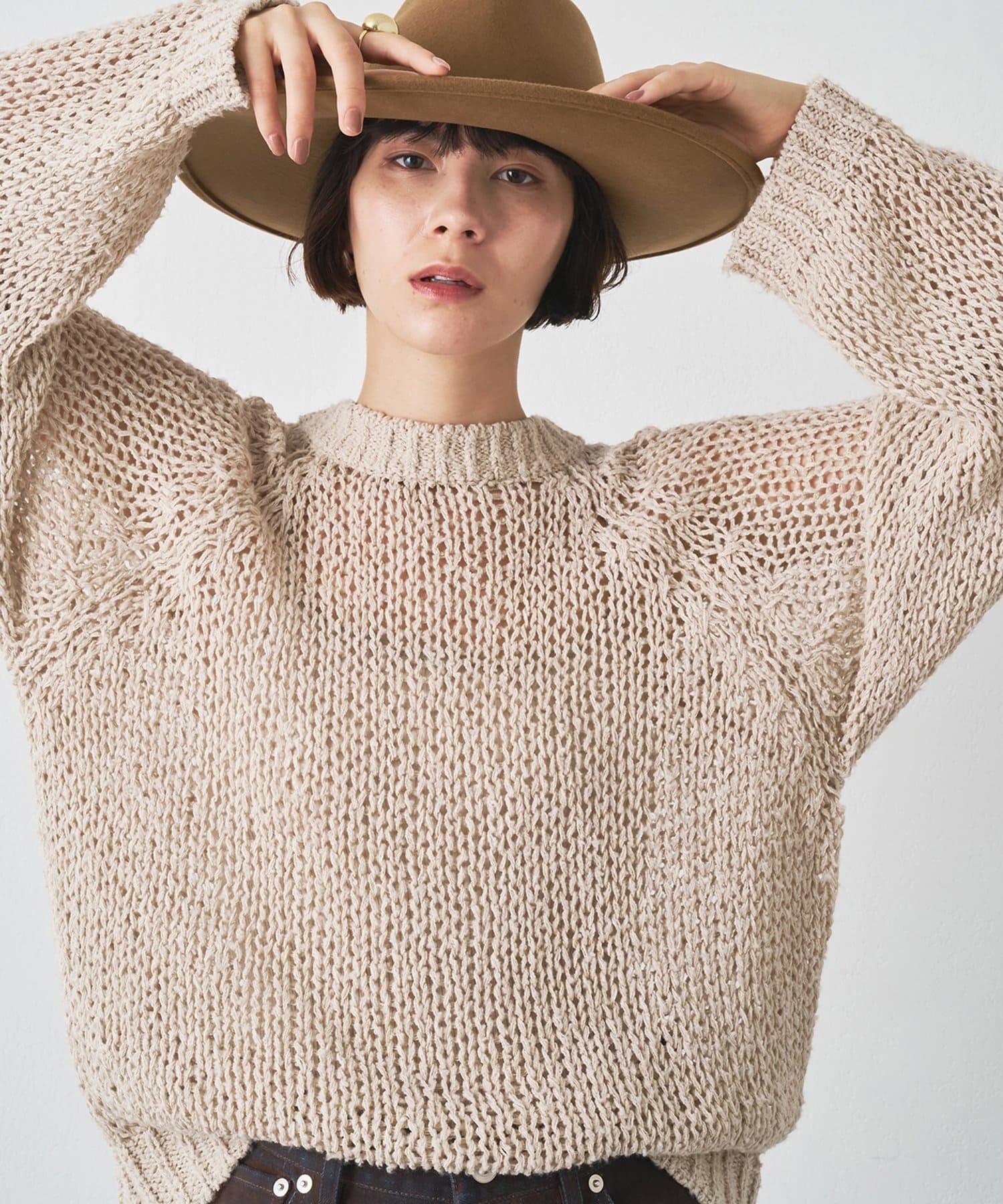 3Gニットプルオーバー | Whim Gazette(ウィム ガゼット)レディース