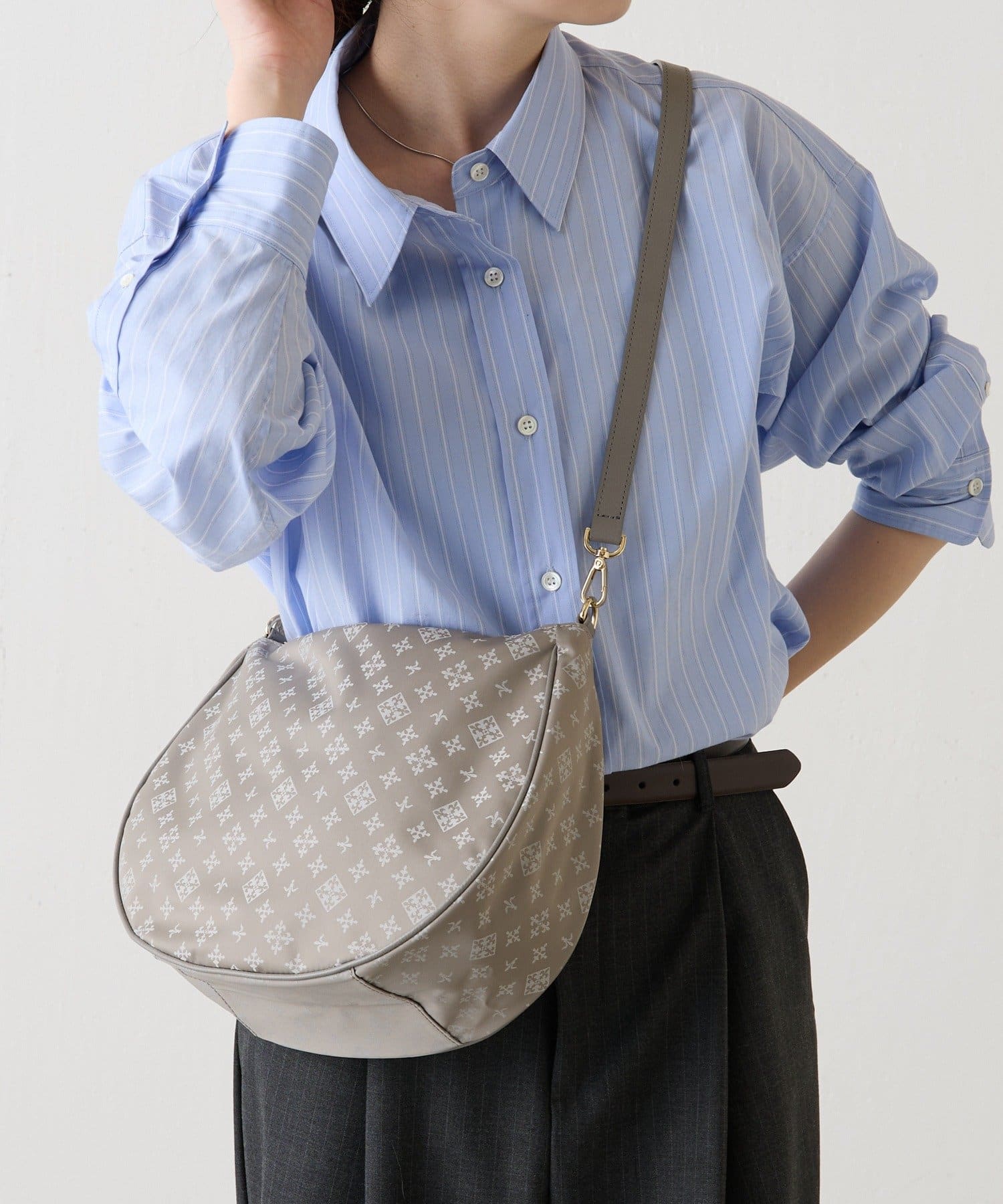 ナイロンジャガード2WAYショルダーバッグ | russet(ラシット