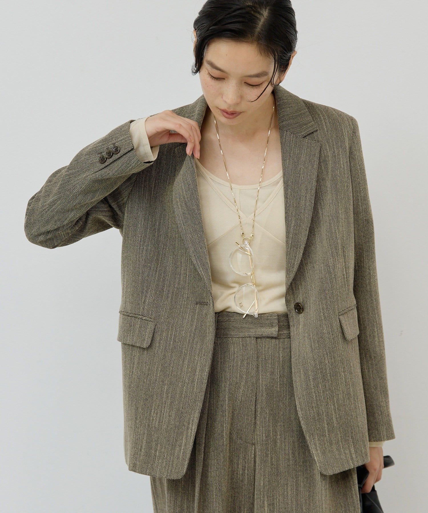 セットアップ対応】シングルツイードジャケット | GALLARDAGALANTE(ガ