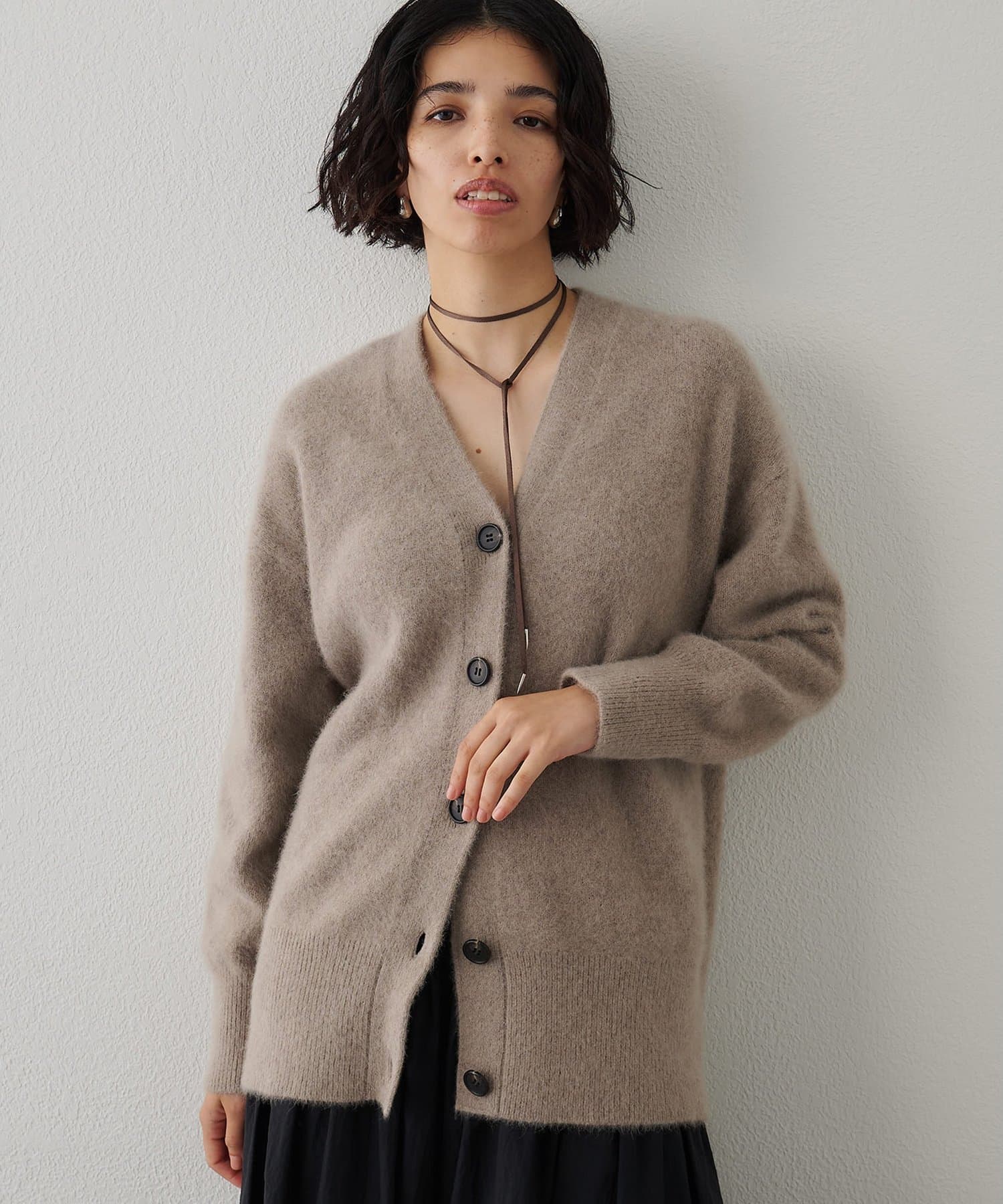 フォックスウールロングカーディガン | Whim Gazette(ウィム ガゼット