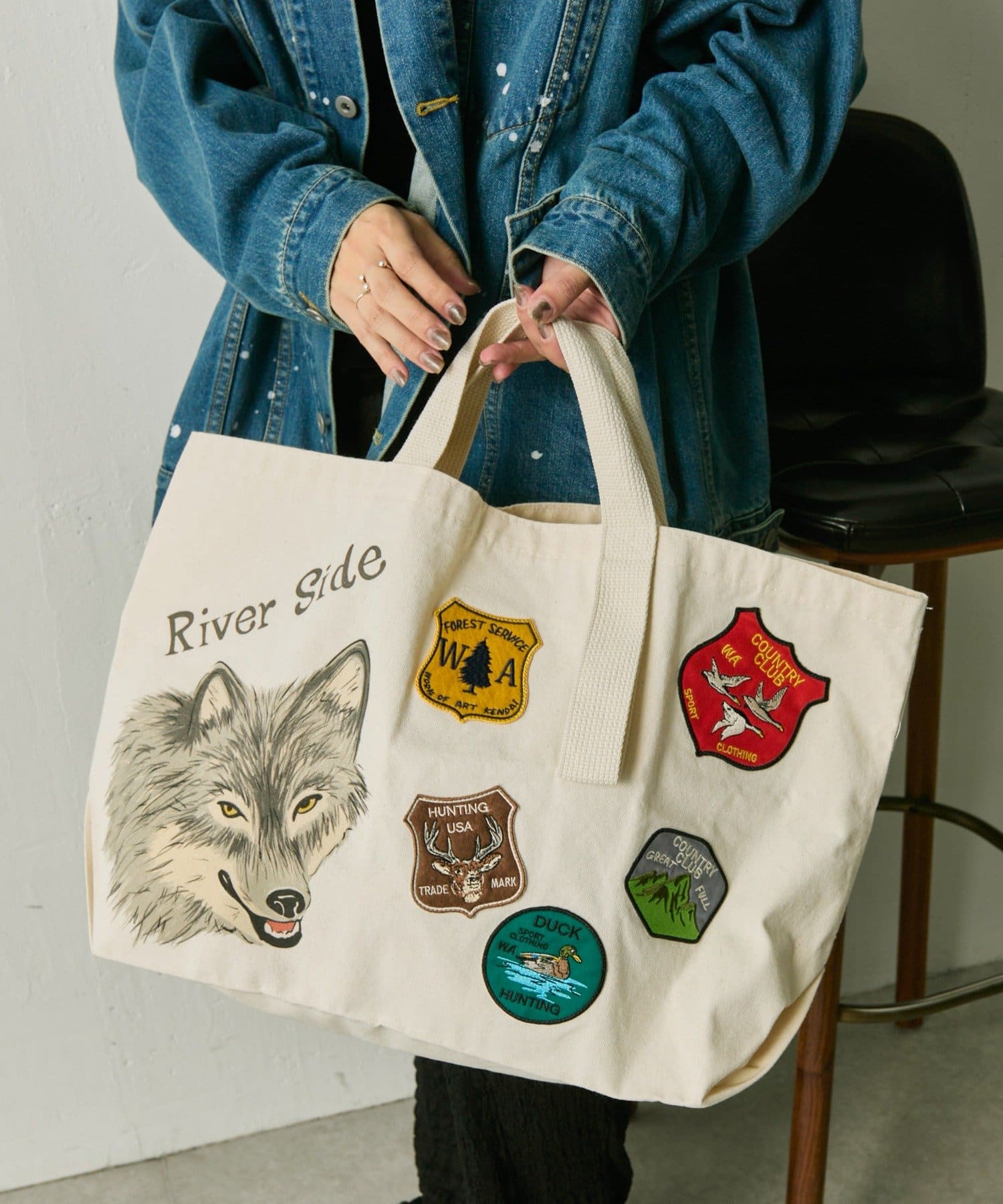 Work of art Kendai×SUM1 STYLE】別注/大容量//ビッグ/舟形/コットン