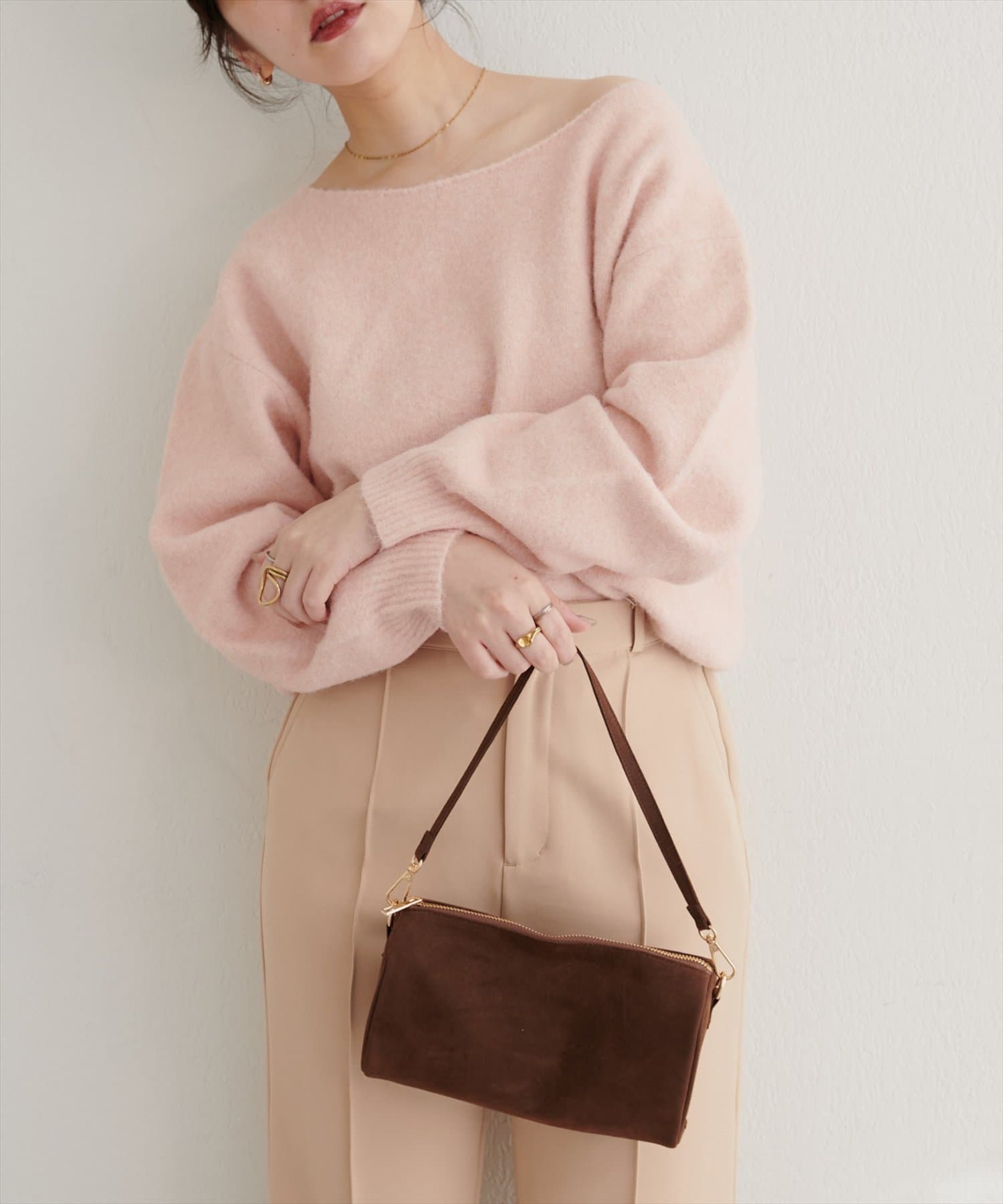 スエードミニバッグ | natural couture(ナチュラルクチュール