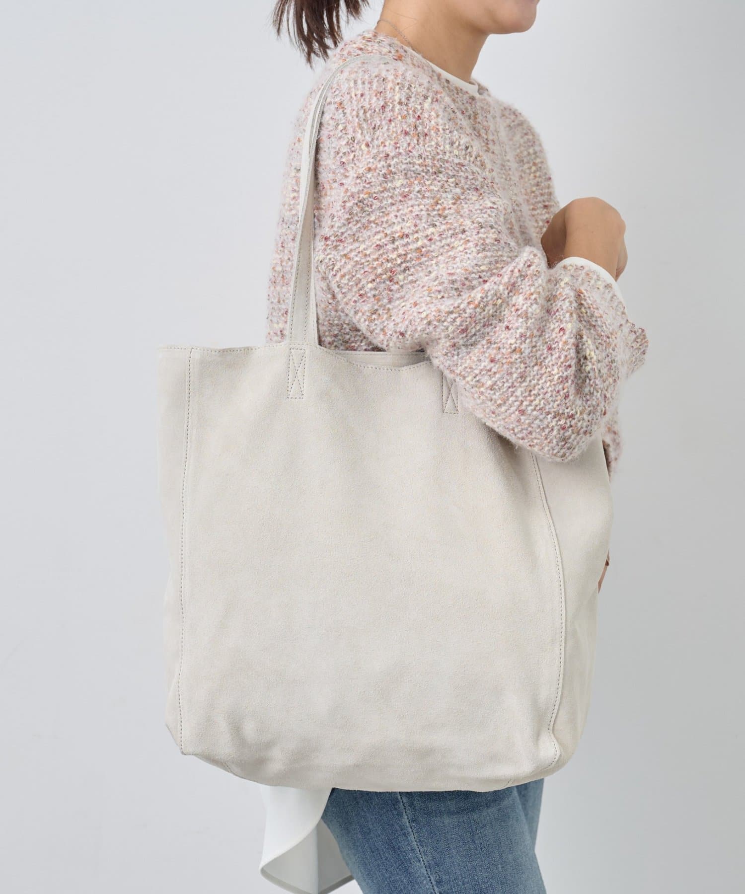 NOTHING WRITTEN》スエードトートバッグ | BEARDSLEY(ビアズリー