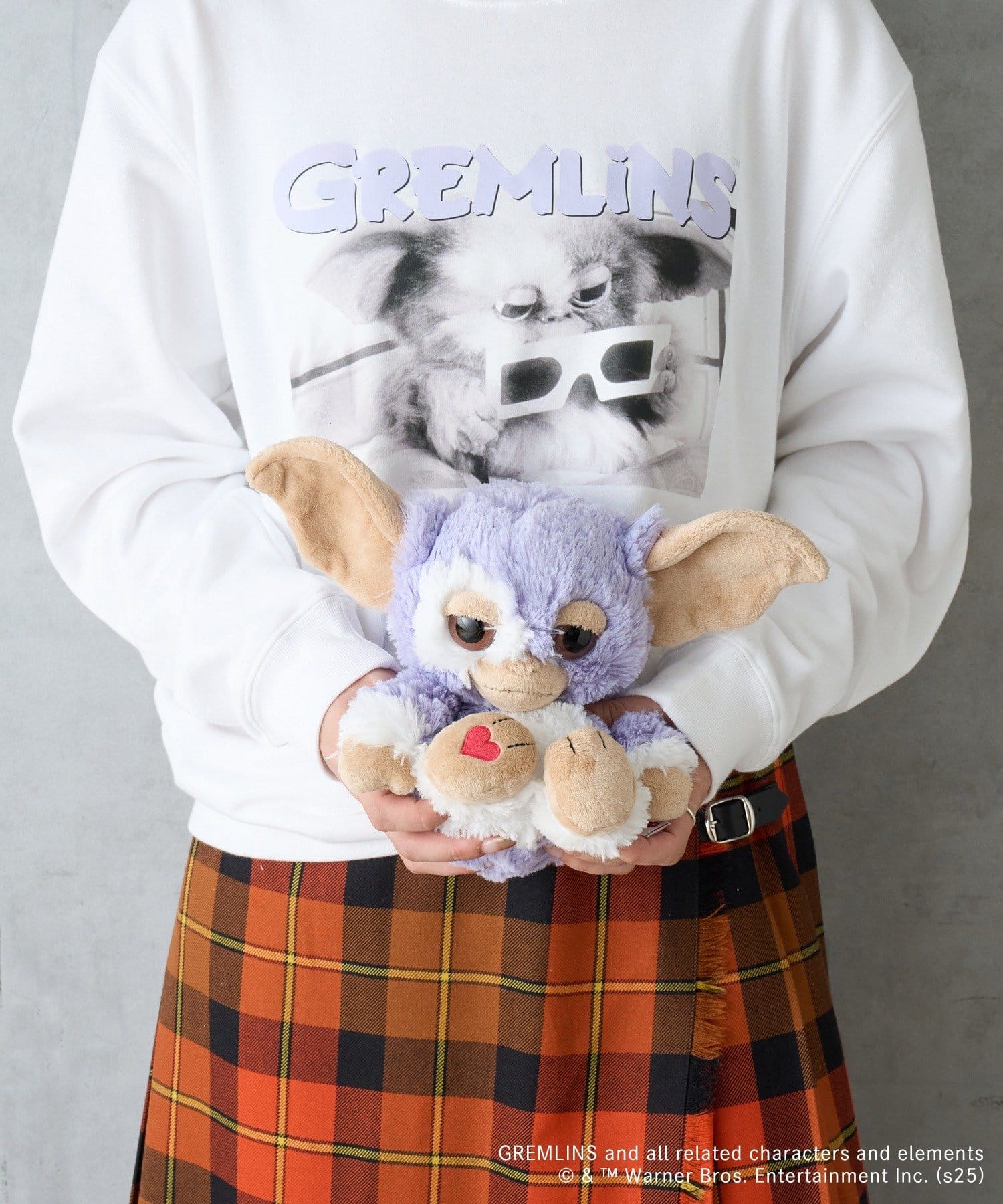 GREMLINS グレムリン】ギズモ ライラックグレーHeart 25cm | BIRTHDAY