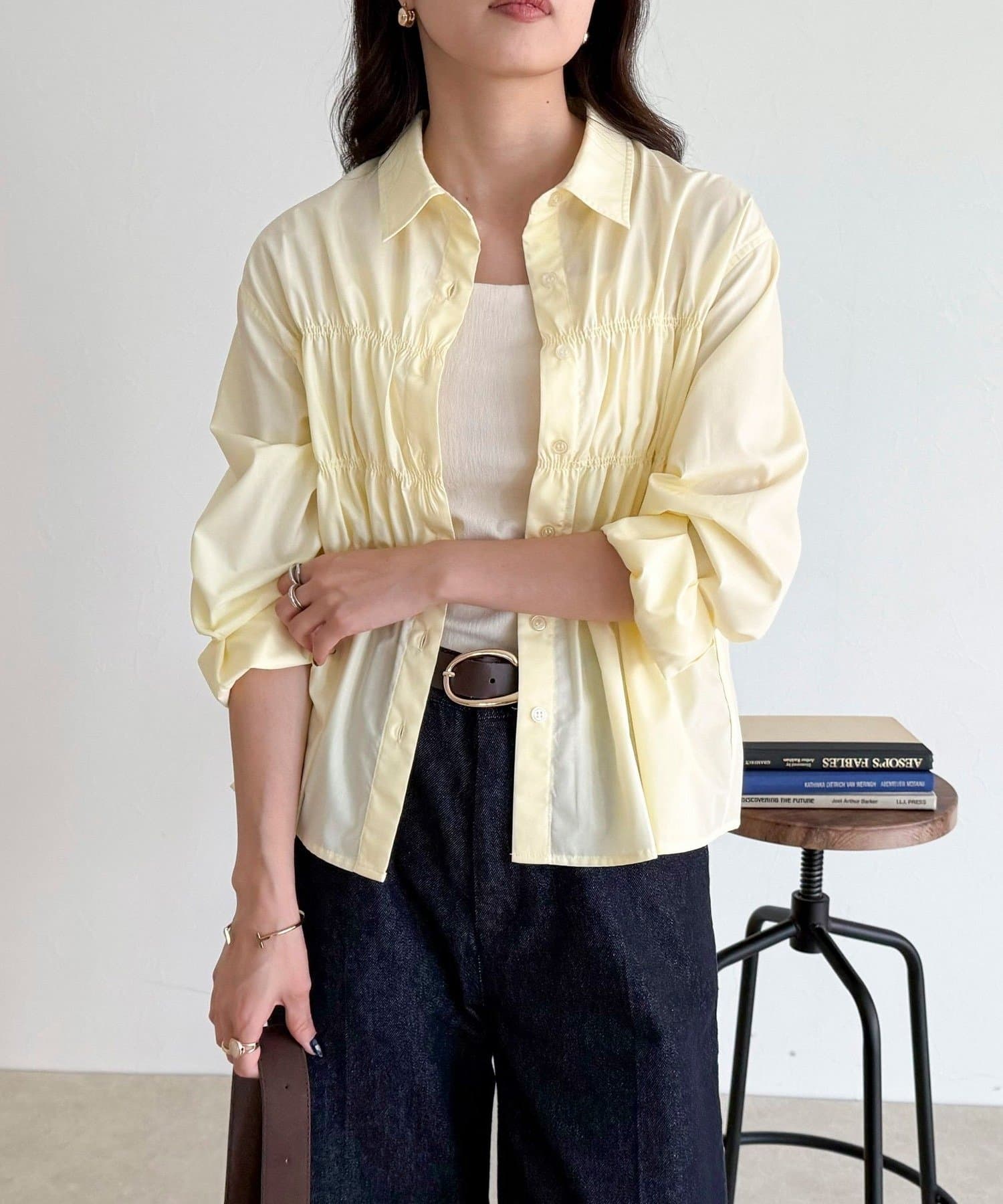 sora_522m企画】シャーリングシャツ | FREDY & GLOSTER(フレディ