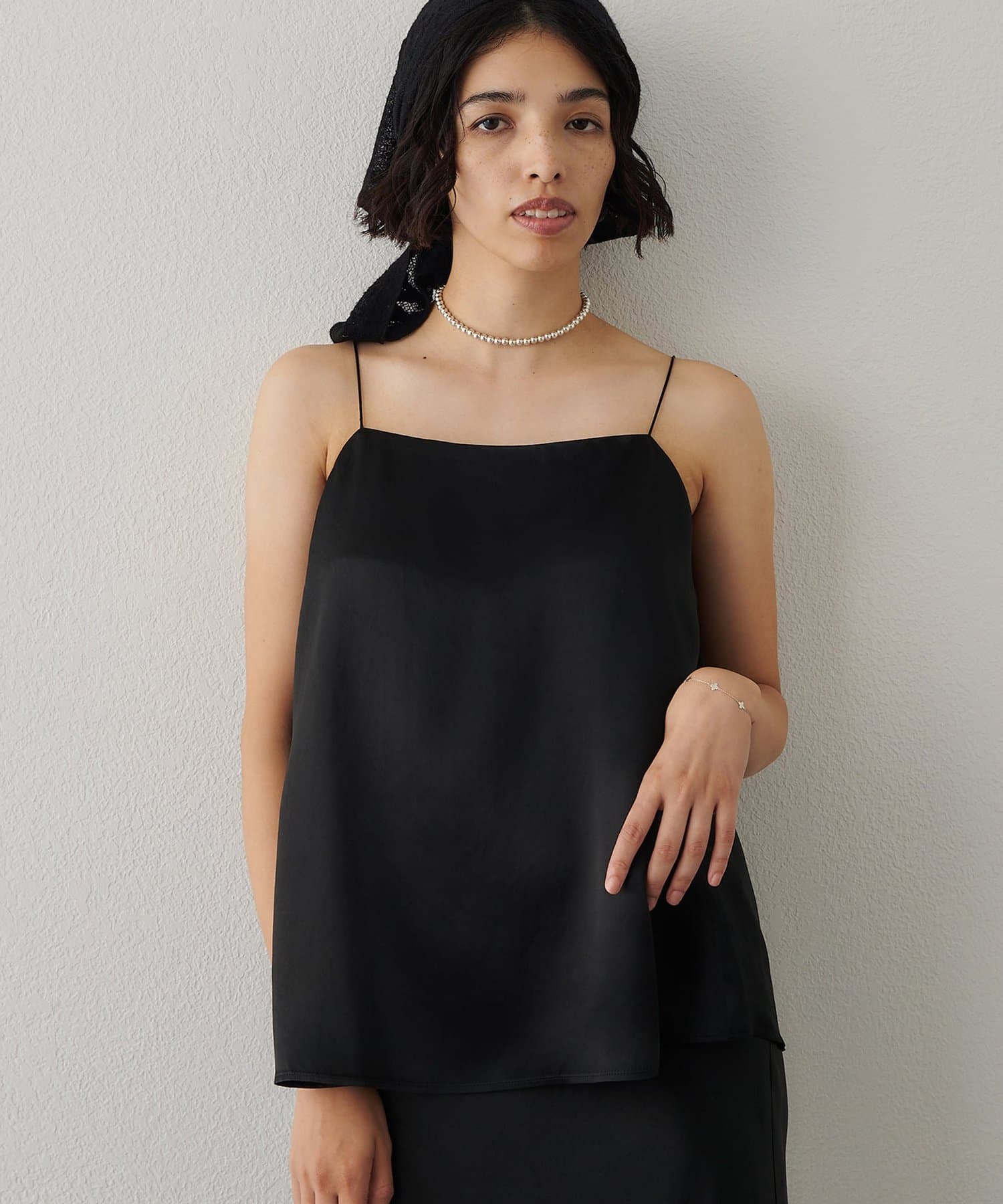 新品未使用⭐︎machatt⭐︎サテンフレアキャミソール 38サテンフレア