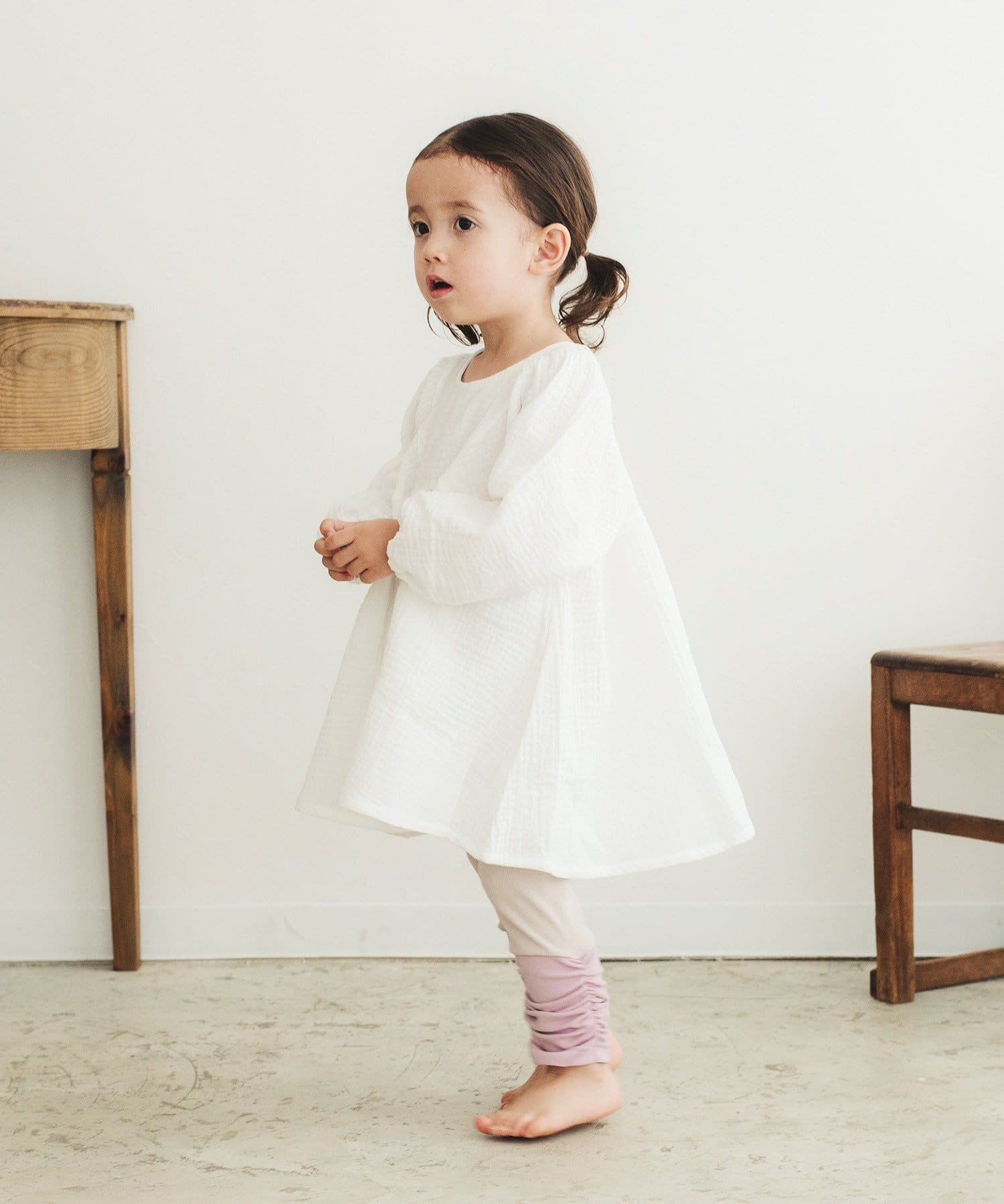 WEB限定商品》ガーゼチュニック：80～90cm | 3COINS(スリーコインズ