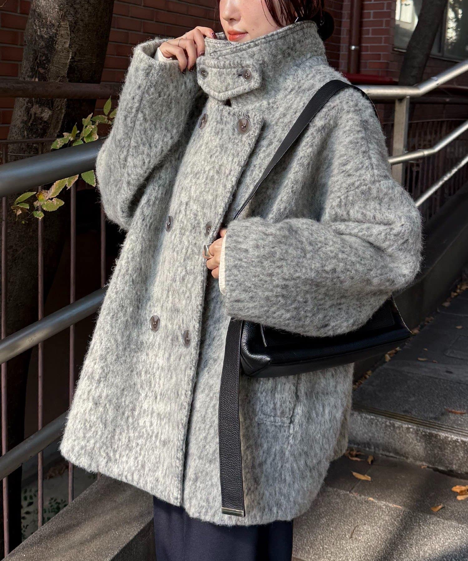 受注会人気NO.1/ウール混/リバイバル】シャギーコート | COLLAGE