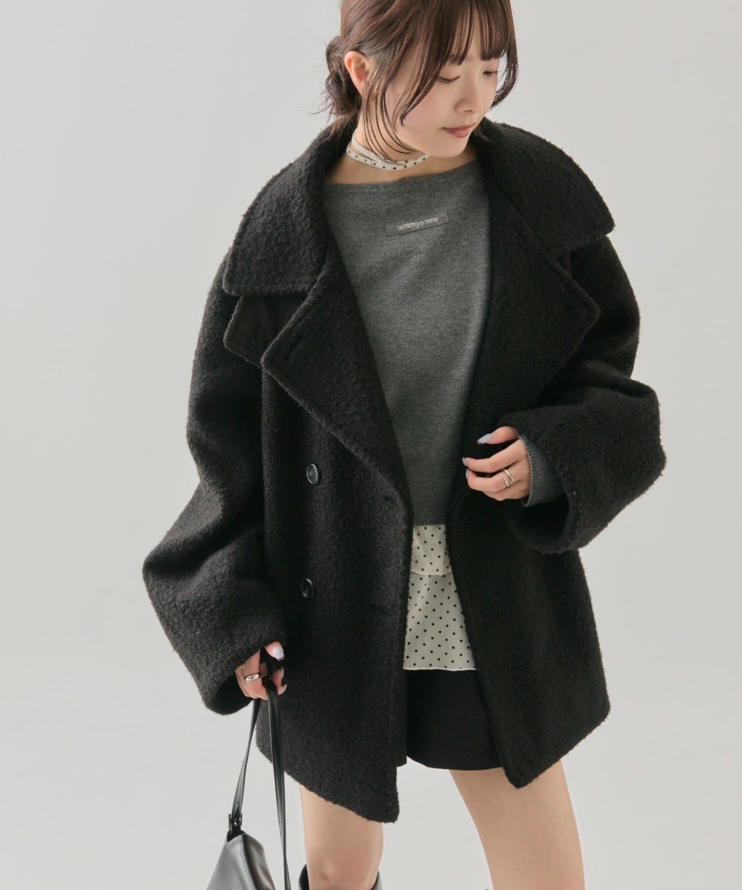 WEB/限定店舗】シャギーミドルコート | mystic(ミスティック