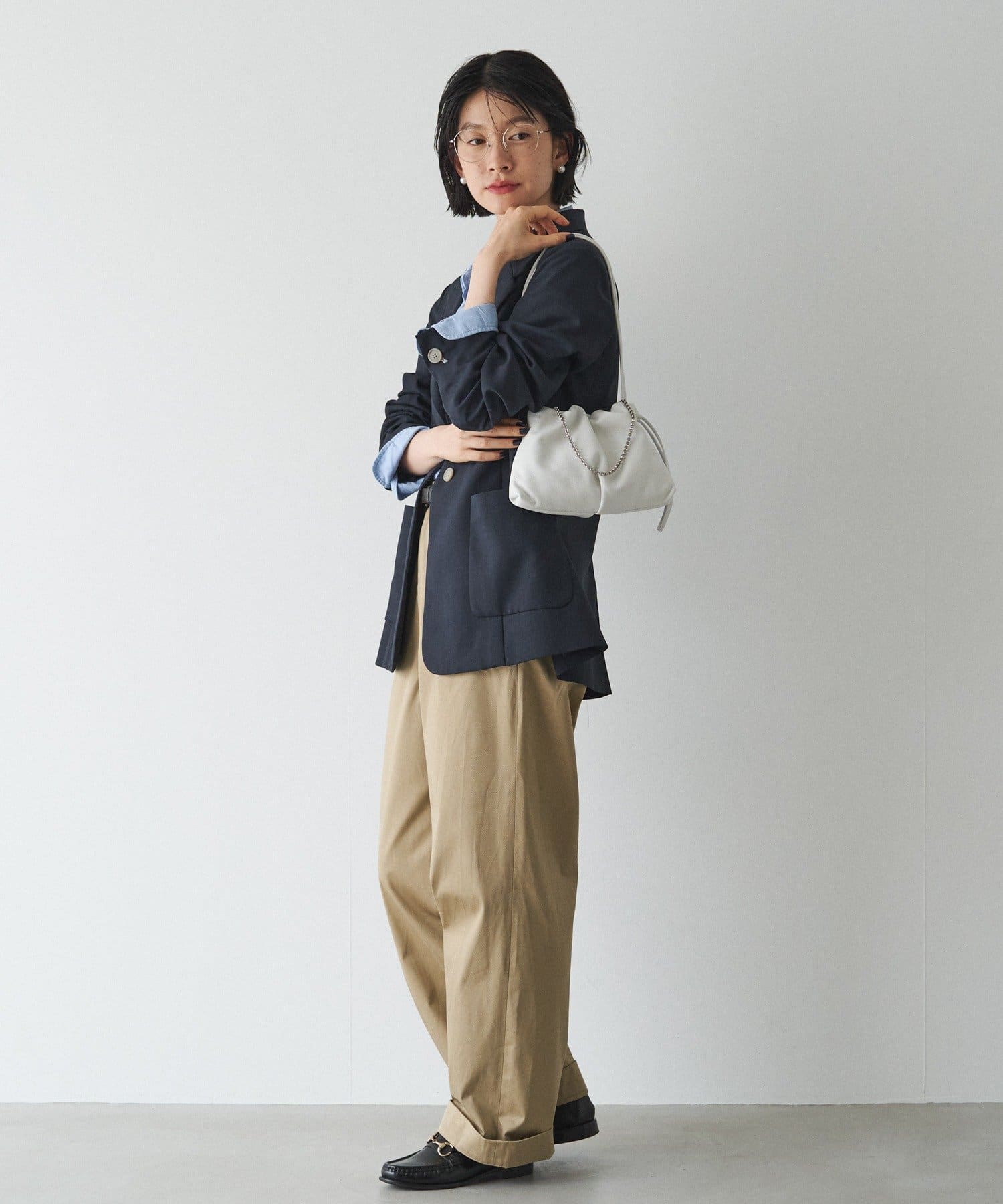 レザー巾着4WAYミニショルダーバッグ | russet(ラシット)レディース