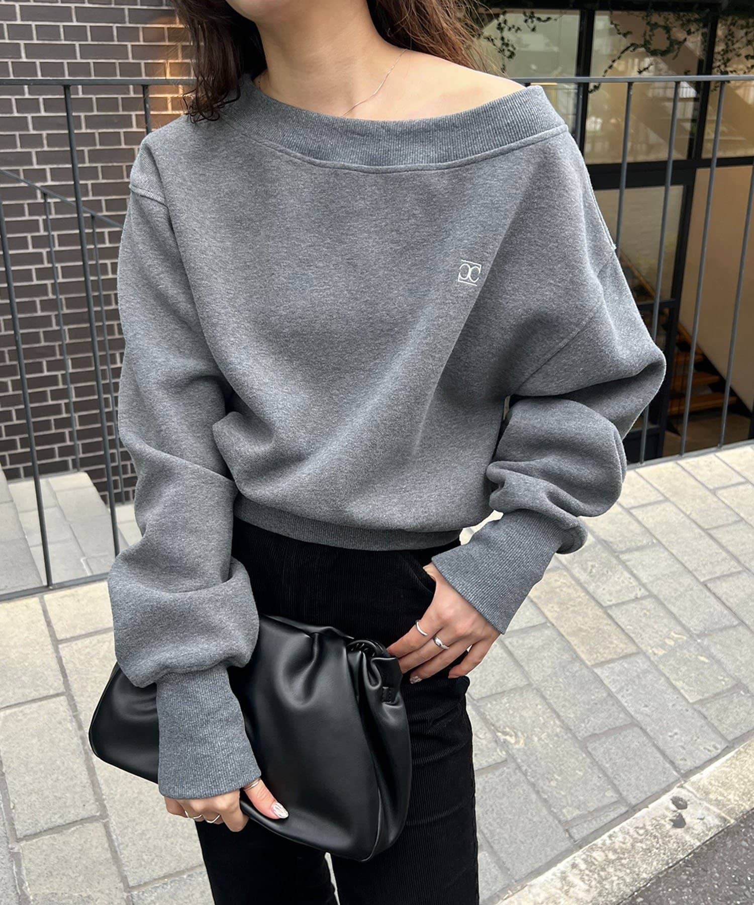 1ポイントボンディングスウェット | CAPRICIEUX LE'MAGE(カプリシュレ