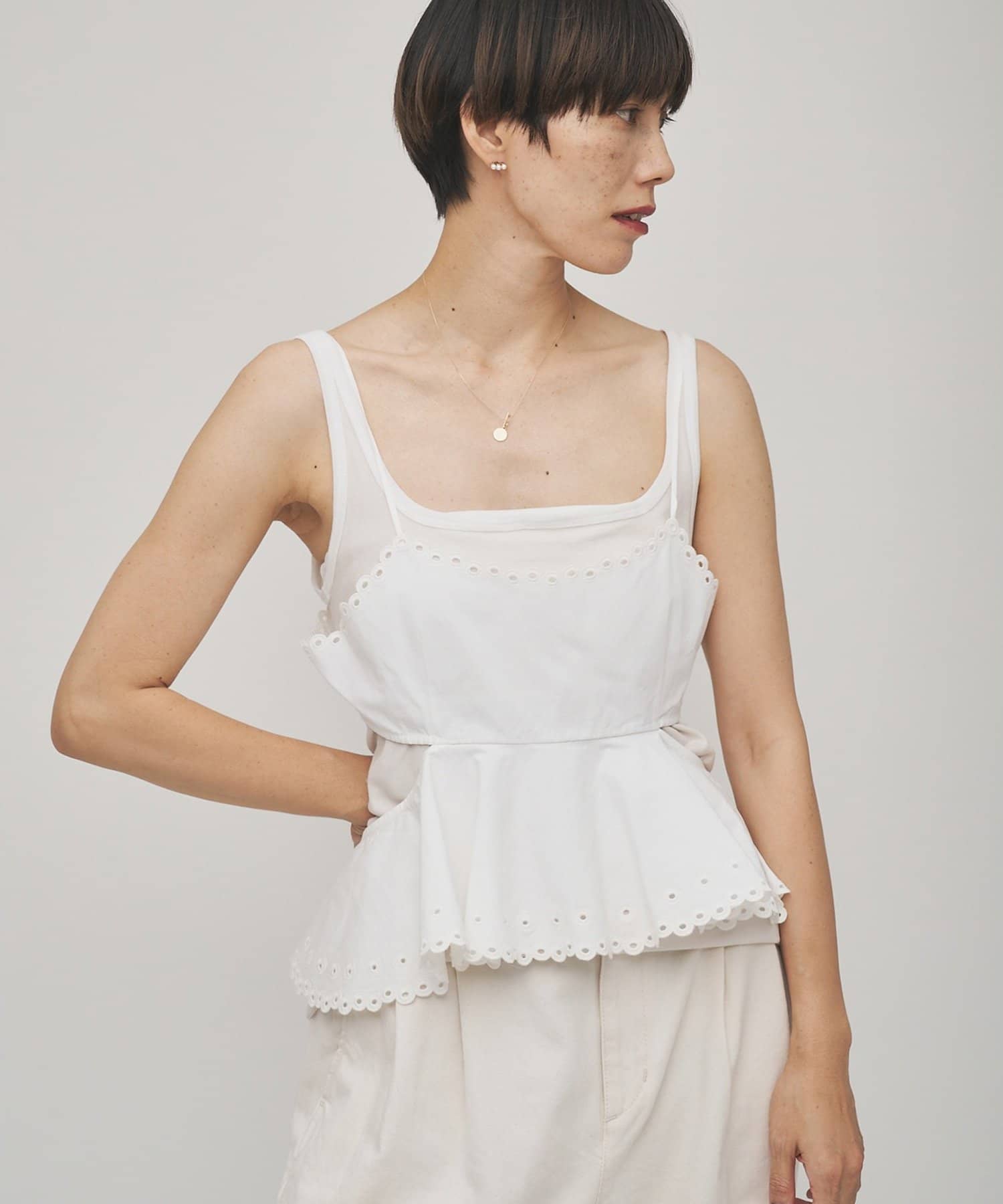 GEMINI】スカラップキャミソール | Whim Gazette(ウィム ガゼット