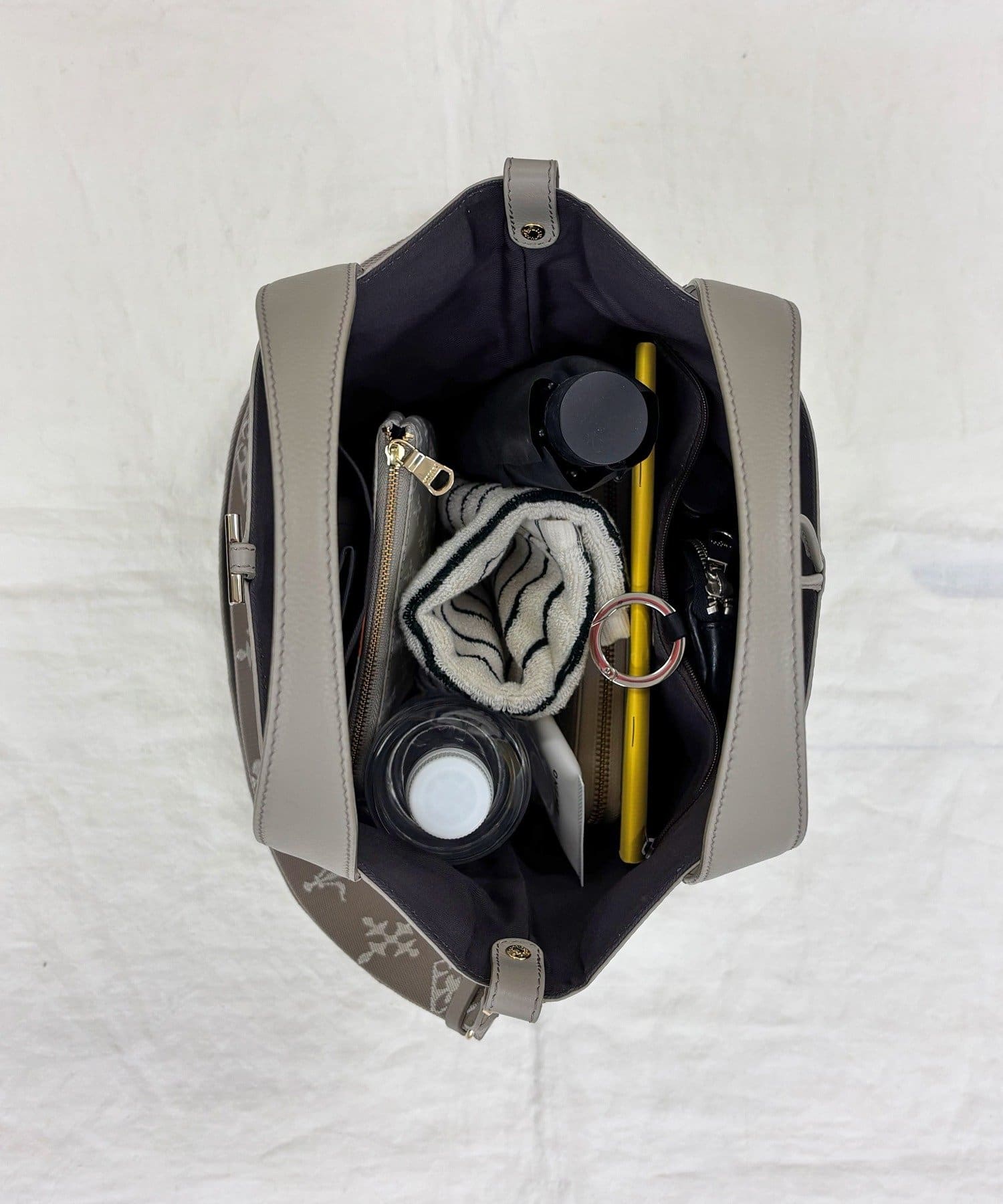 WEB限定カラーあり］エンボスモノグラム2WAYミニトートバッグ | russet