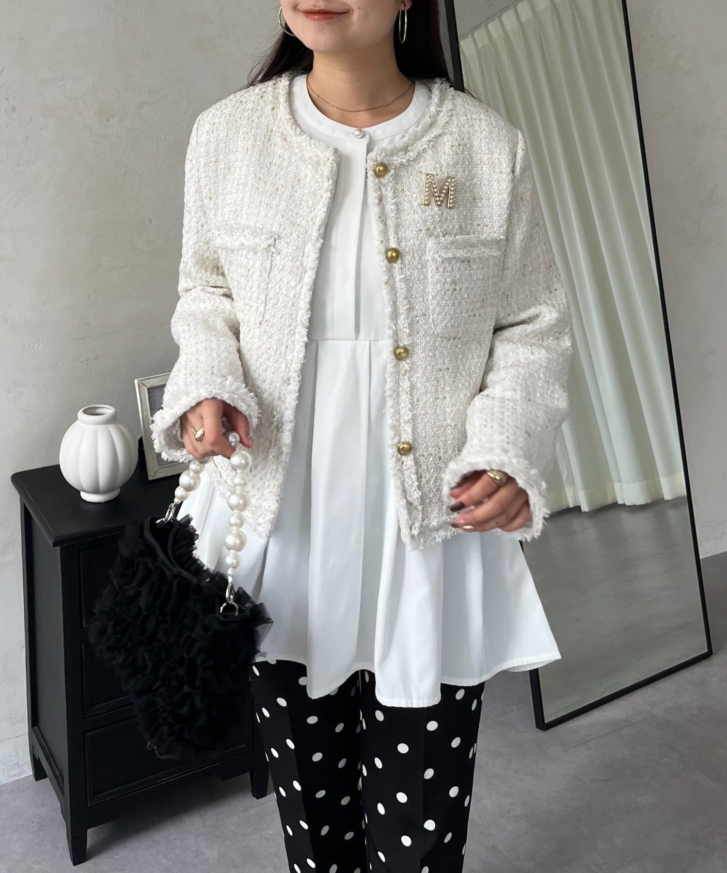 ラメツイードジャケット | prose verse(プロズヴェール)レディース