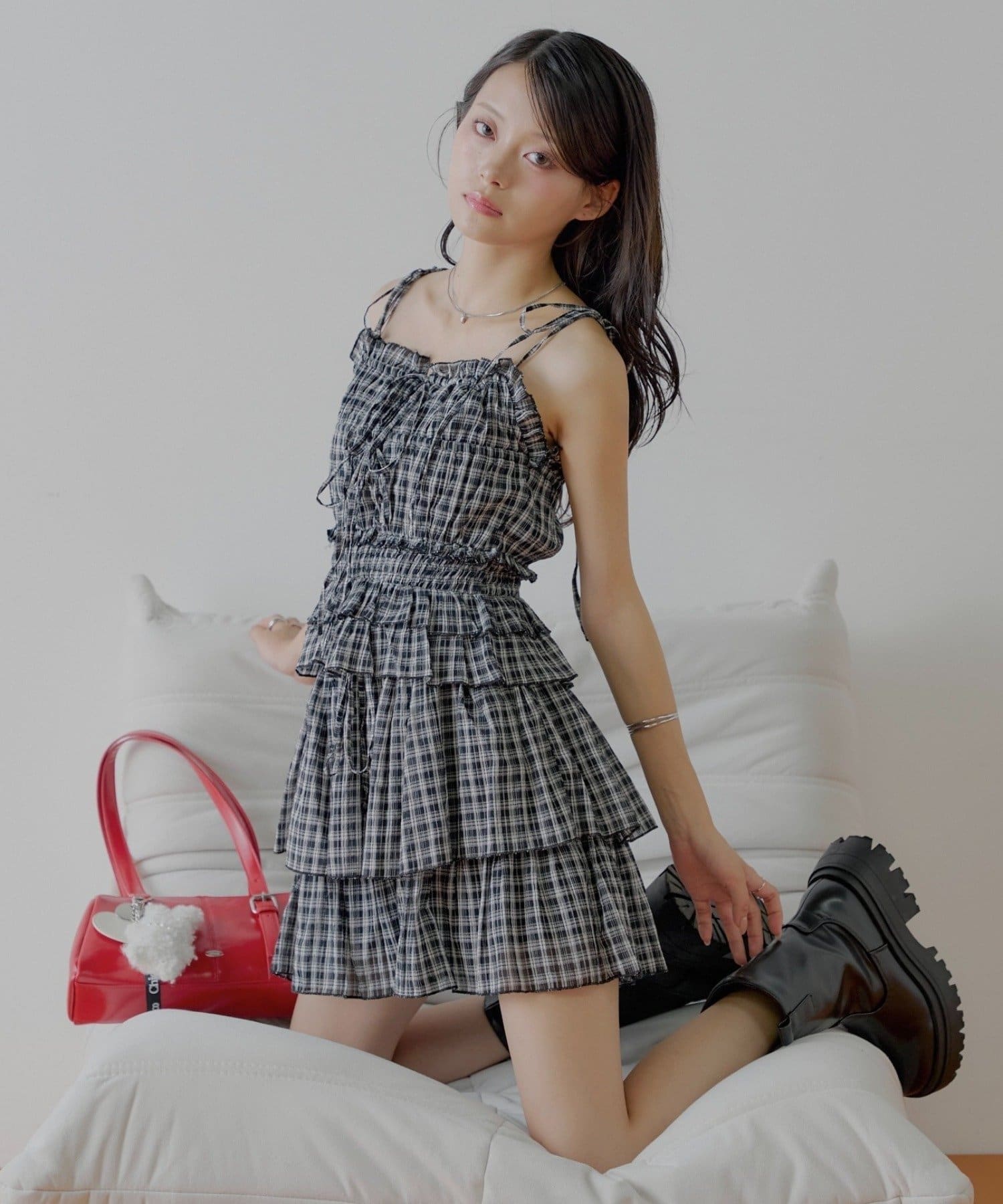 Chico】シアーレースベアキャミショートパンツセット | OUTLET