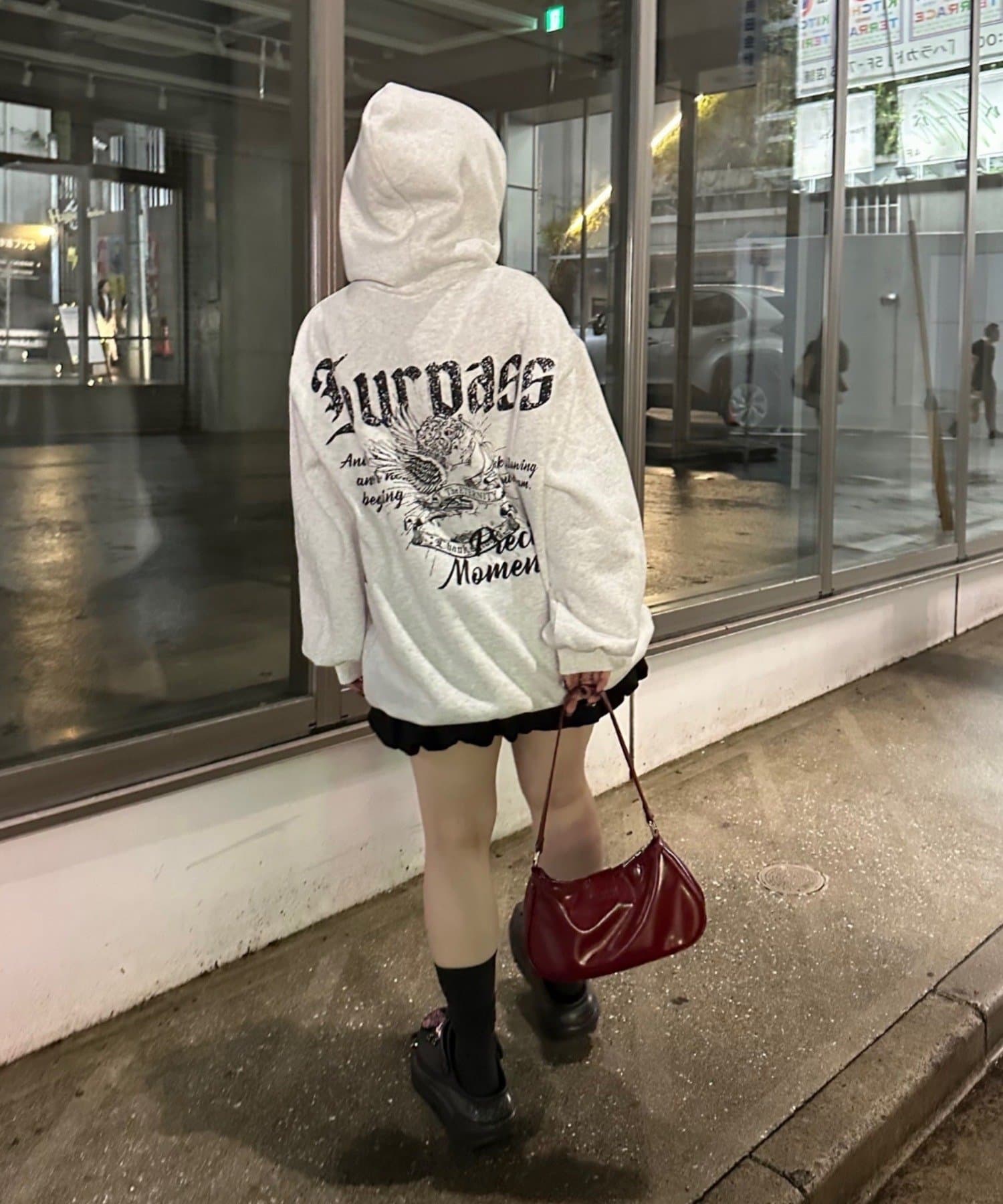 エンジェルプリント裏起毛パーカー | Remind me and forever