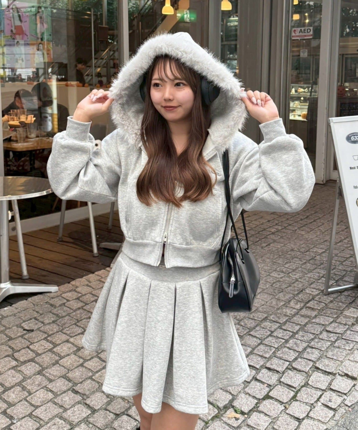 上下SET】ファーパーカーセットアップ | Remind me and forever