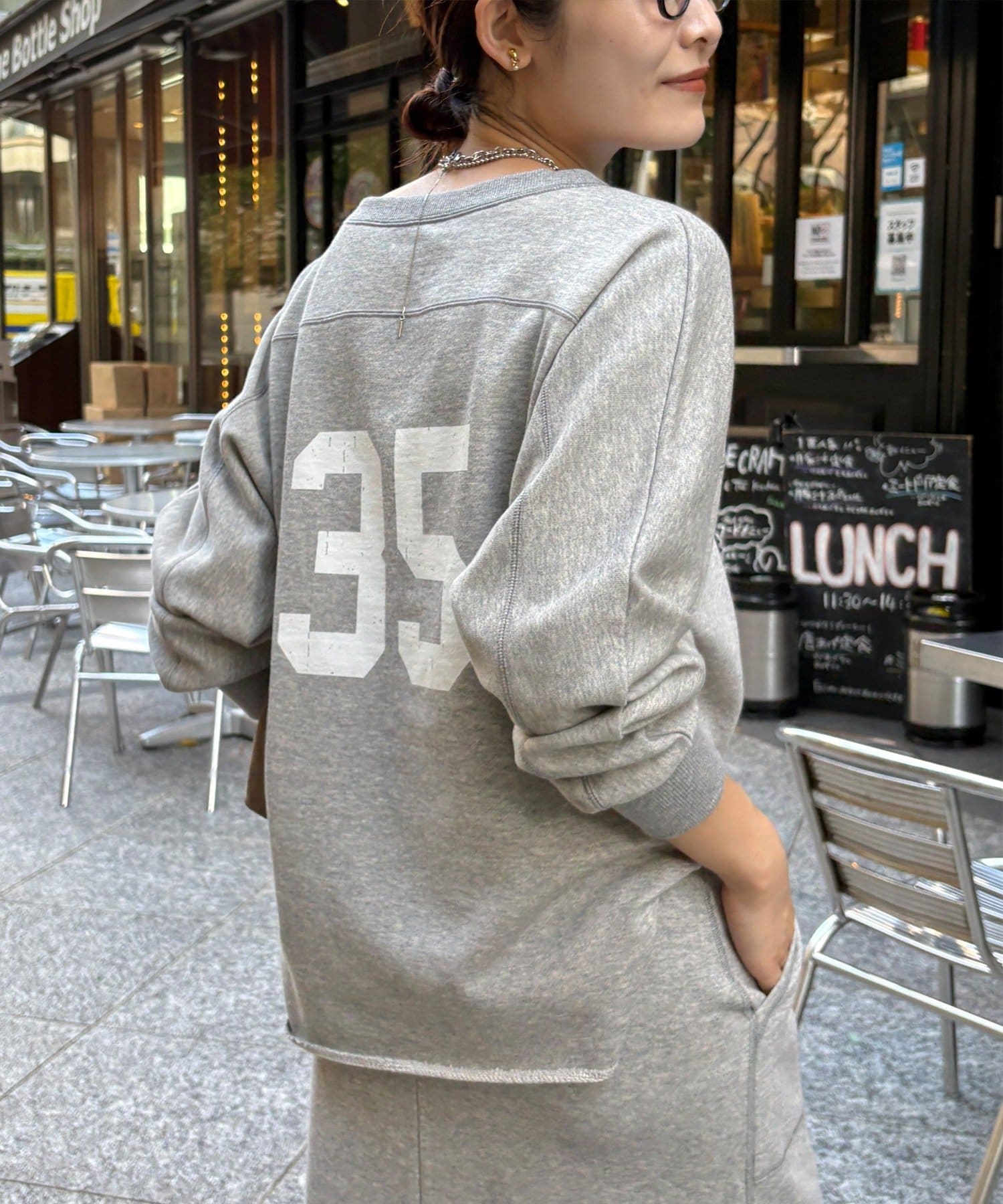 完売カラー再追加！/インフルエンサーOKOCHI企画】裏毛ナンバリング