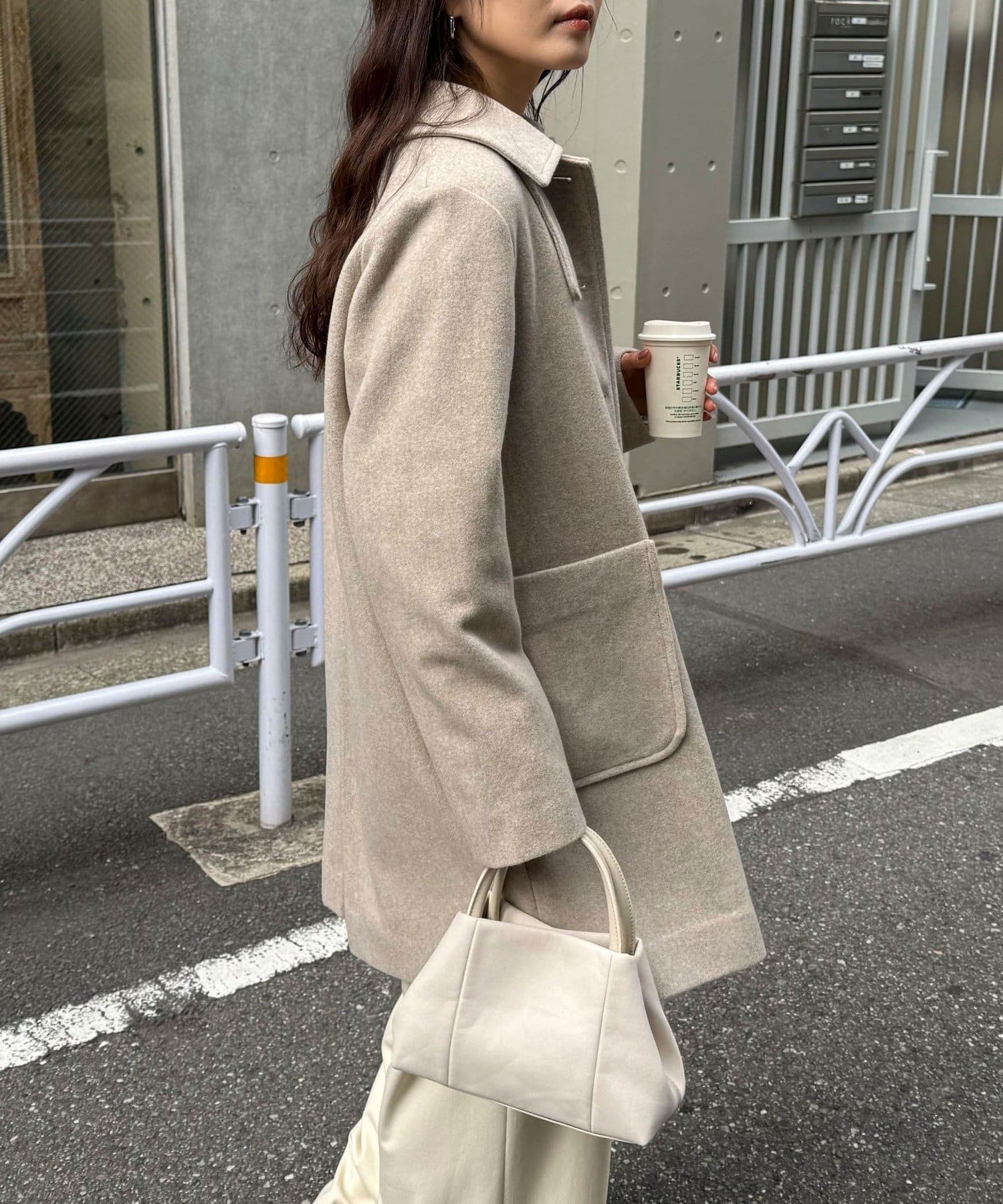 Super100ステンカラーミドルコート | FREDY & GLOSTER(フレディ アンド