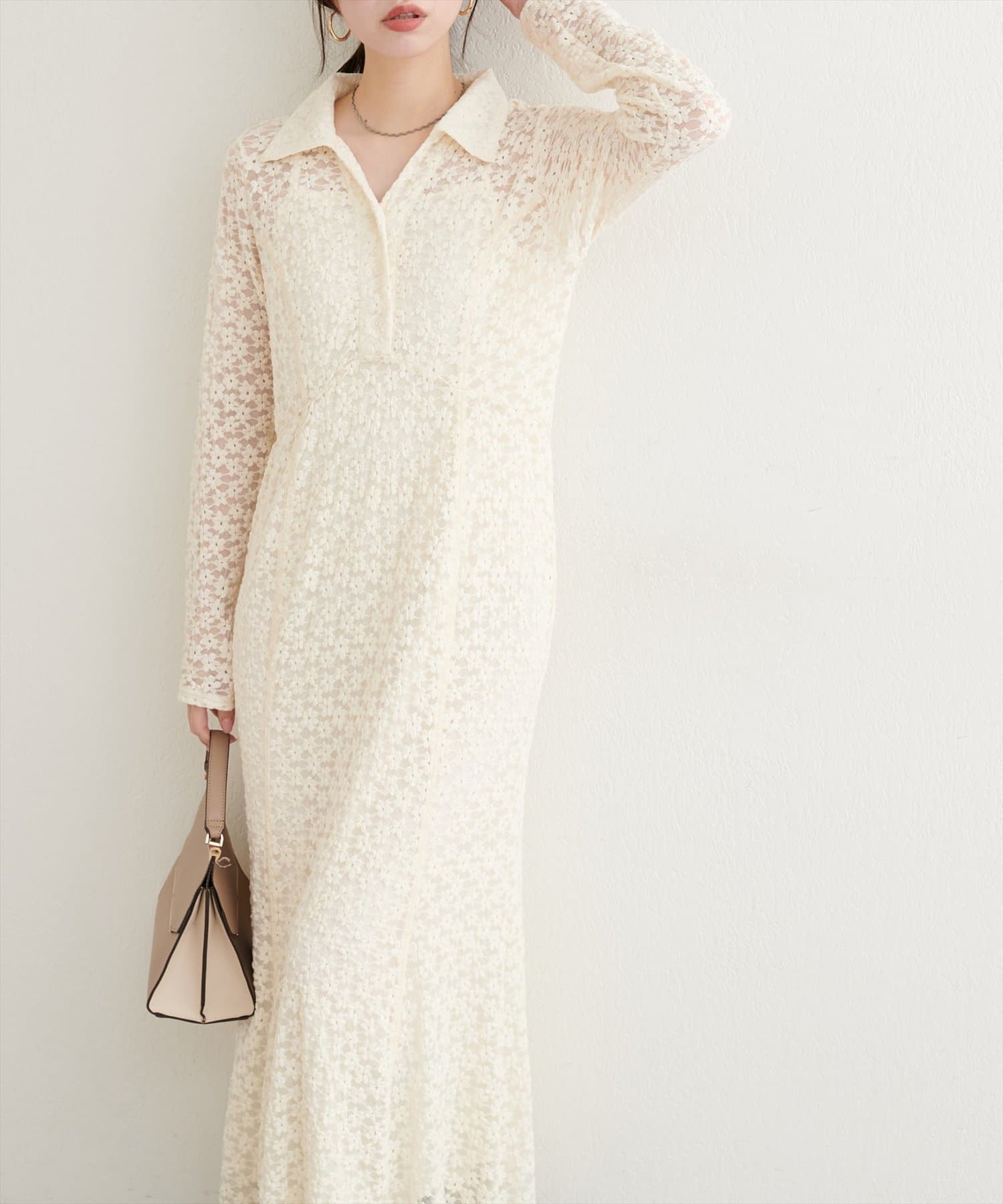 WEB限定】総レースマーメイドワンピース | natural couture(ナチュラル