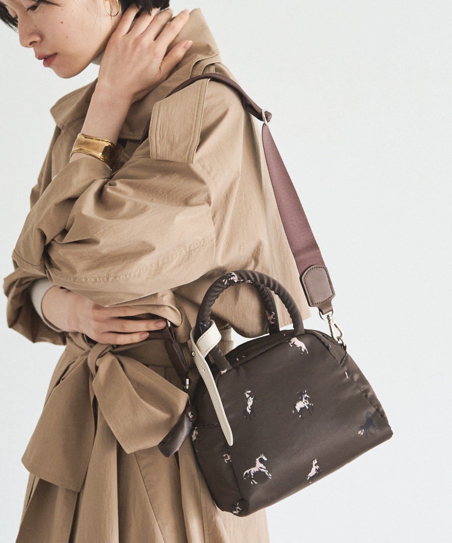 WOODLANDER 2WAYミニショルダーバッグ | russet(ラシット)レディース