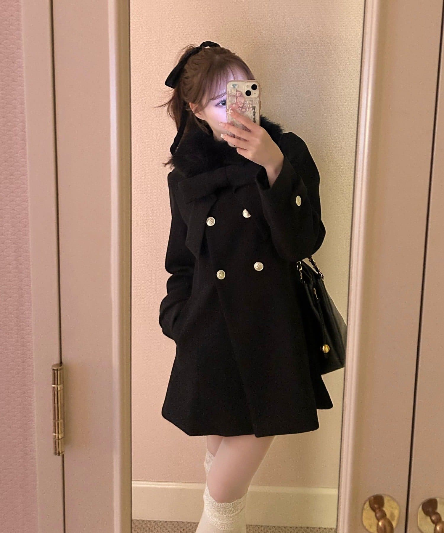 インフルエンサー企画】Keru マルチwayリボンミドルコート | OLIVE des