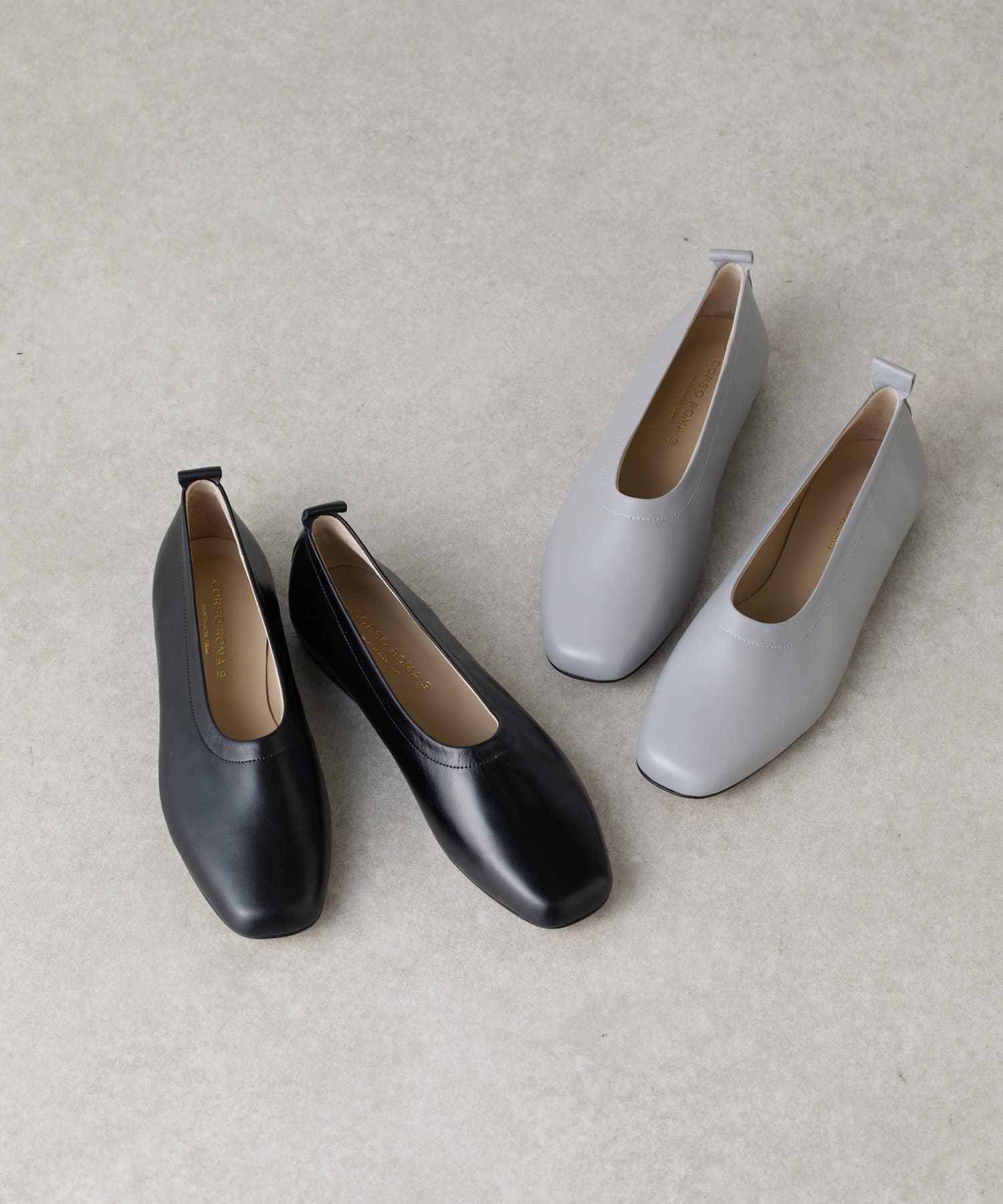 CORSO ROMA 9》レザーフラットシューズ | BEARDSLEY(ビアズリー