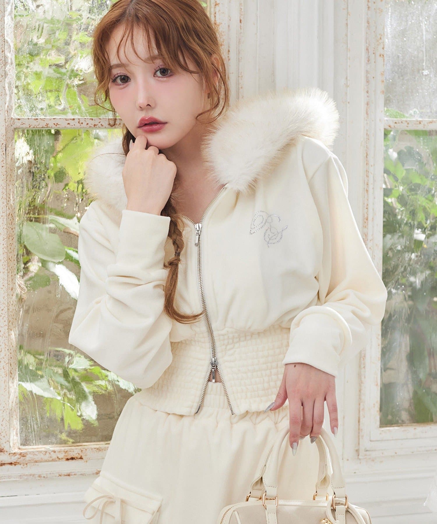 セットアップ可能】フェイクファーパーカー | one after another NICE