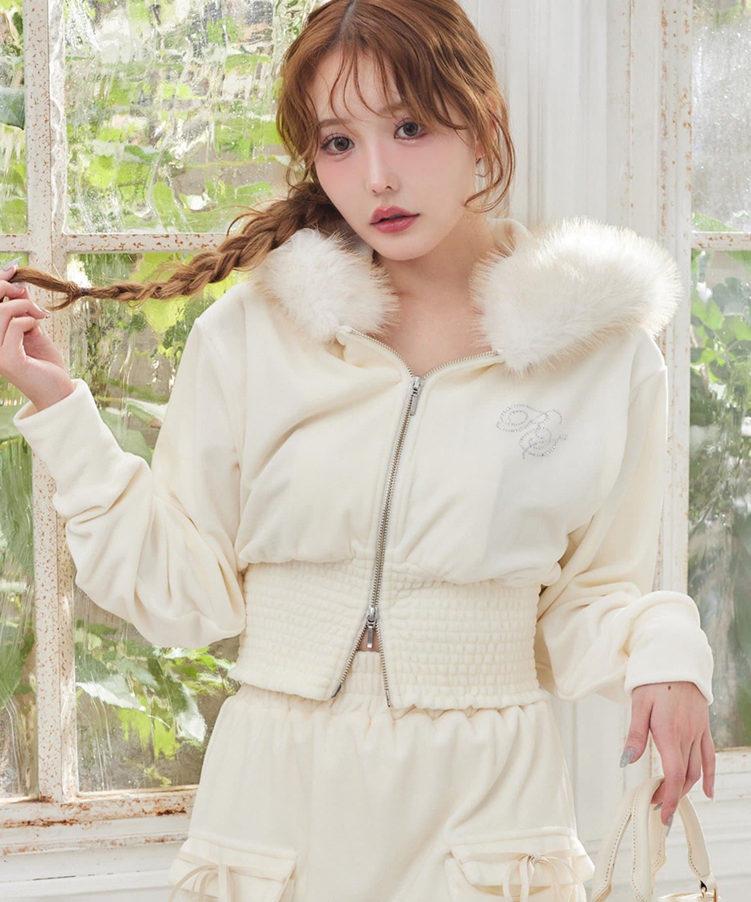 セットアップ可能】フェイクファーパーカー | one after another NICE