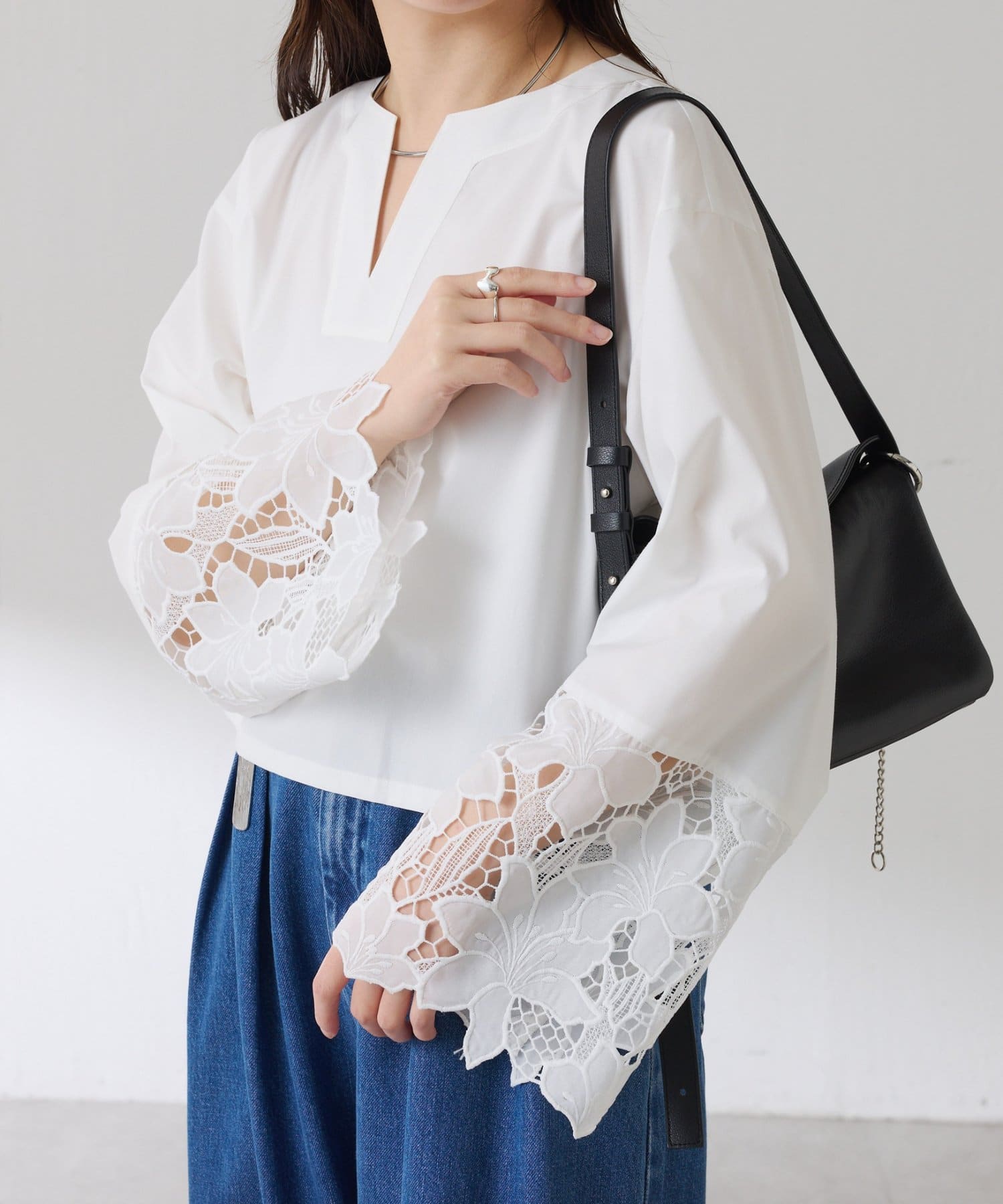 1枚で着映え】刺繍レースブラウス | COLLAGE GALLARDAGALANTE