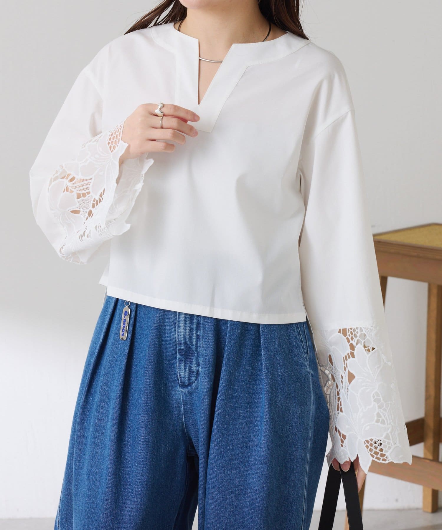 1枚で着映え】刺繍レースブラウス | COLLAGE GALLARDAGALANTE