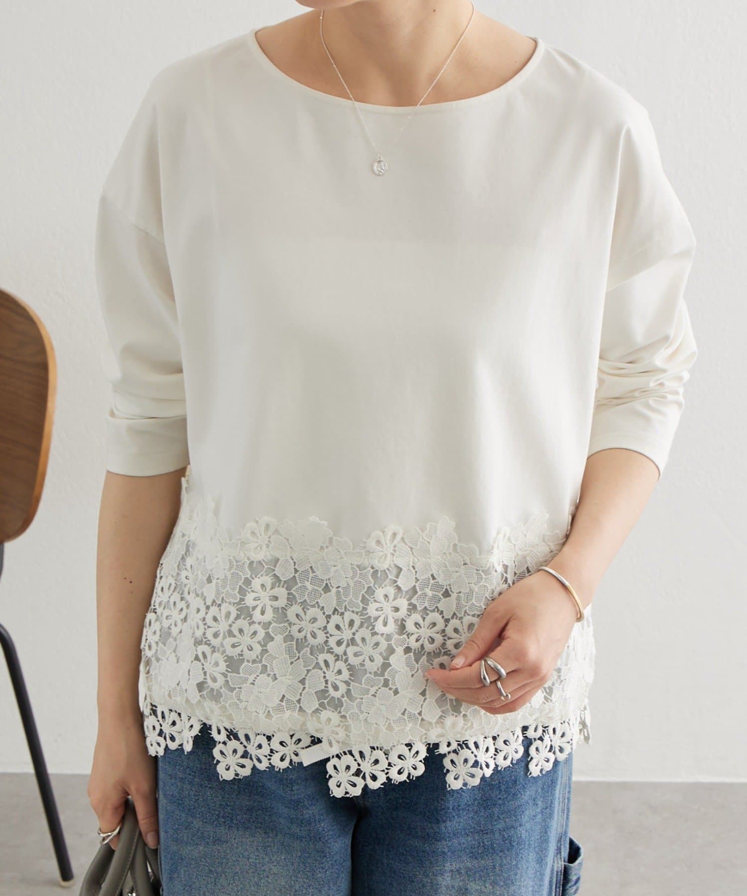 裾レースカットソー | BEARDSLEY(ビアズリー)レディース | PAL CLOSET