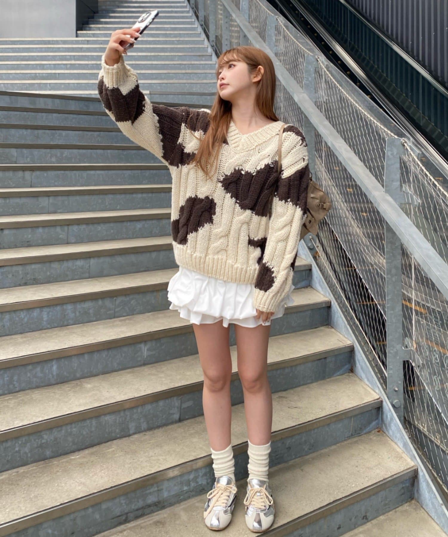 RAY CASSIN】ケーブルルーズニット | OUTLET(アウトレット)レディース