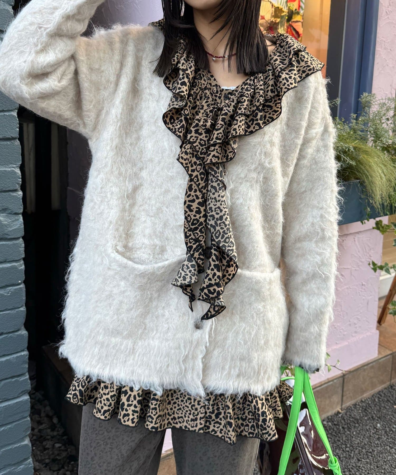 Ciaopanic】【neutral】シャギーニットカーディガン | OUTLET