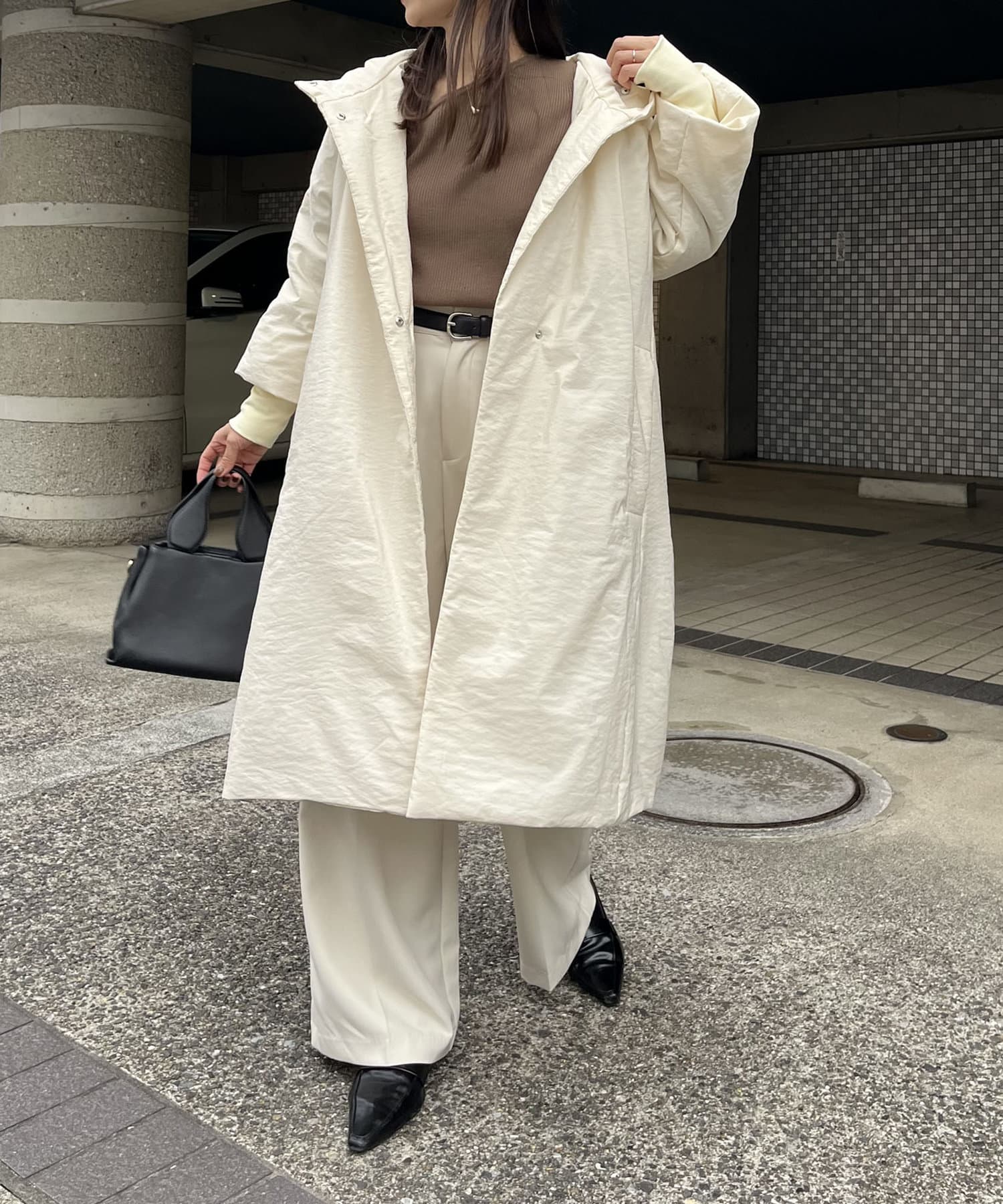 サイズ展開あり】【C.L】ナイロンフーデットコート | CAPRICIEUX LE